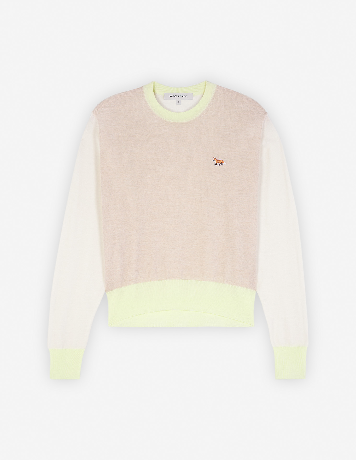 BABY FOX PATCH COLOR BLOCK JUMPER