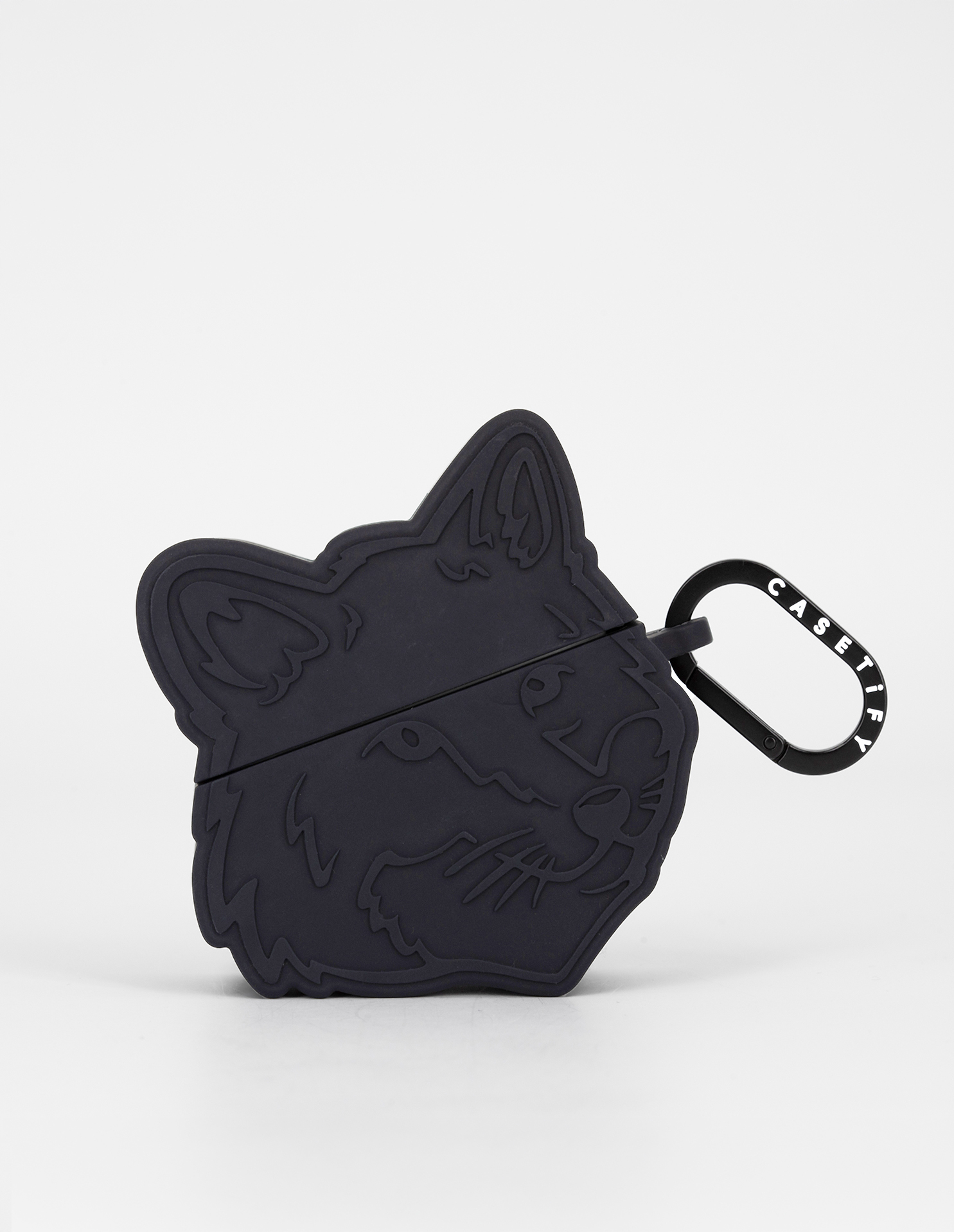 メゾンキツネ × casetify iPhone15ケース＆AirPodsカバー MAISON KITSUNE x CASETIFY BOLD FOX HEAD 3D AIRPODS CASE | Maison