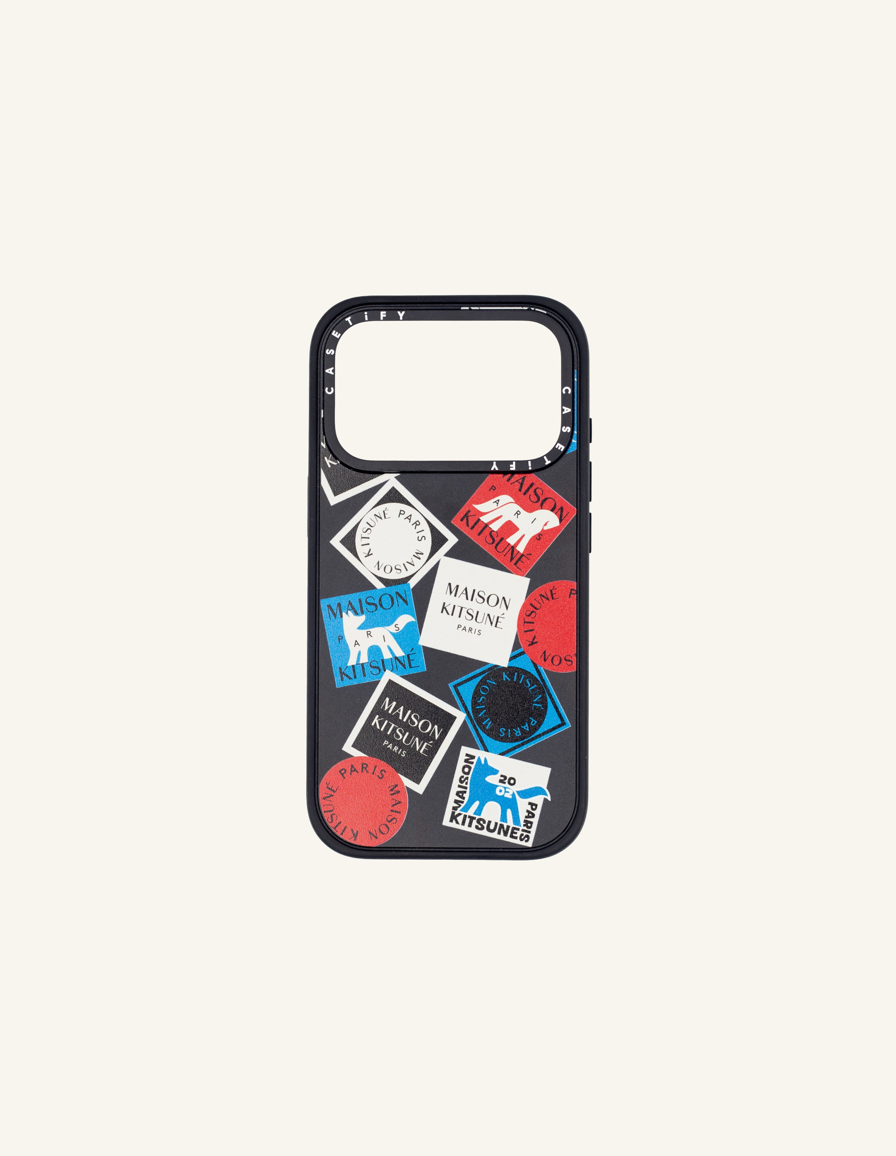iPhoneアクセサリー CASETiFY Maison Kitsune iPhone17Pro MAISON KITSUNE x CASETiFY ART GALLERY FOX STICKER CASE | Maison