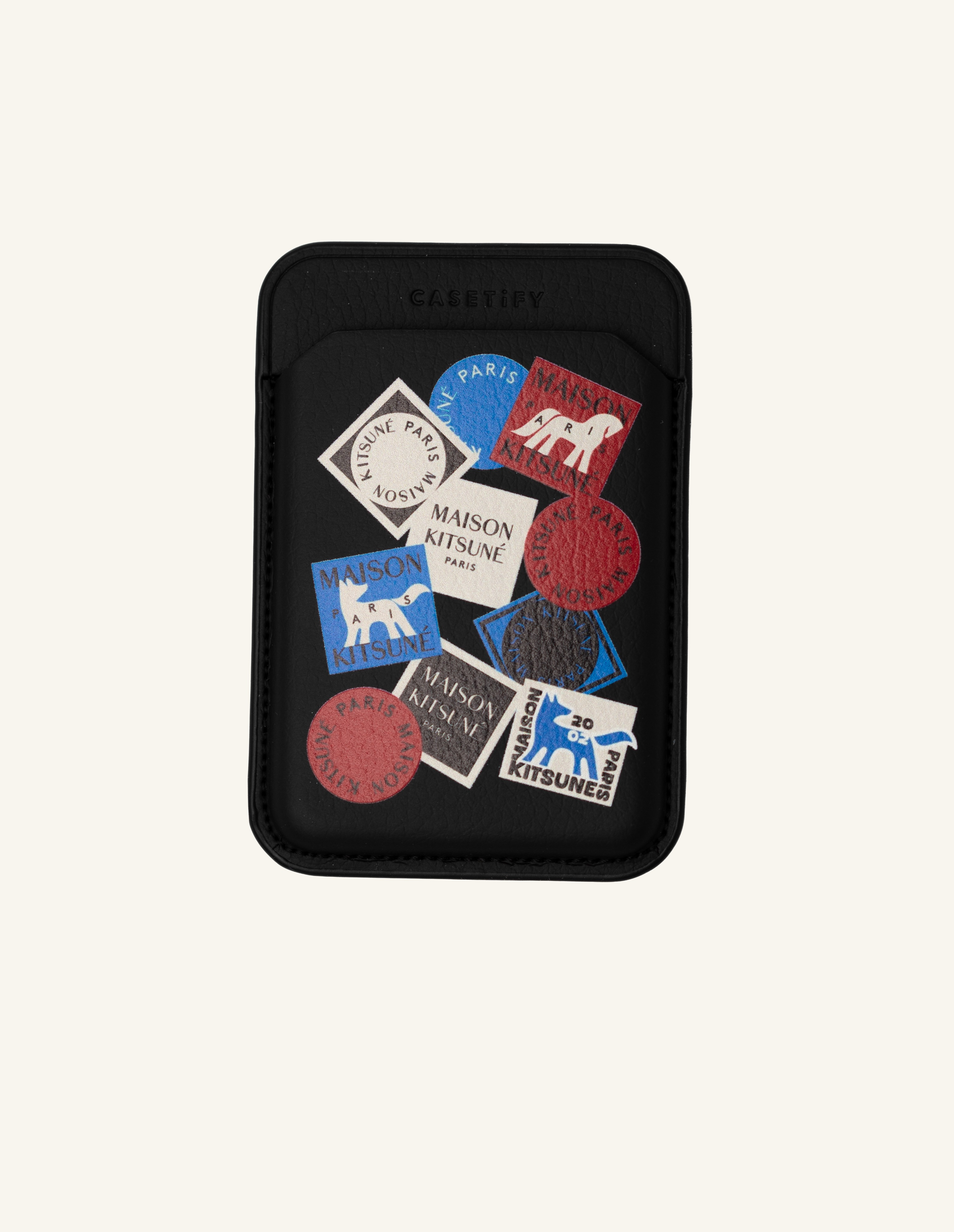⭐︎プレゼント用⭐︎MAISON KITSUNÉ MAGSAFE ウォレット MAISON KITSUNÉ × CASETiFY ART GALLERY フォックス ステッカー