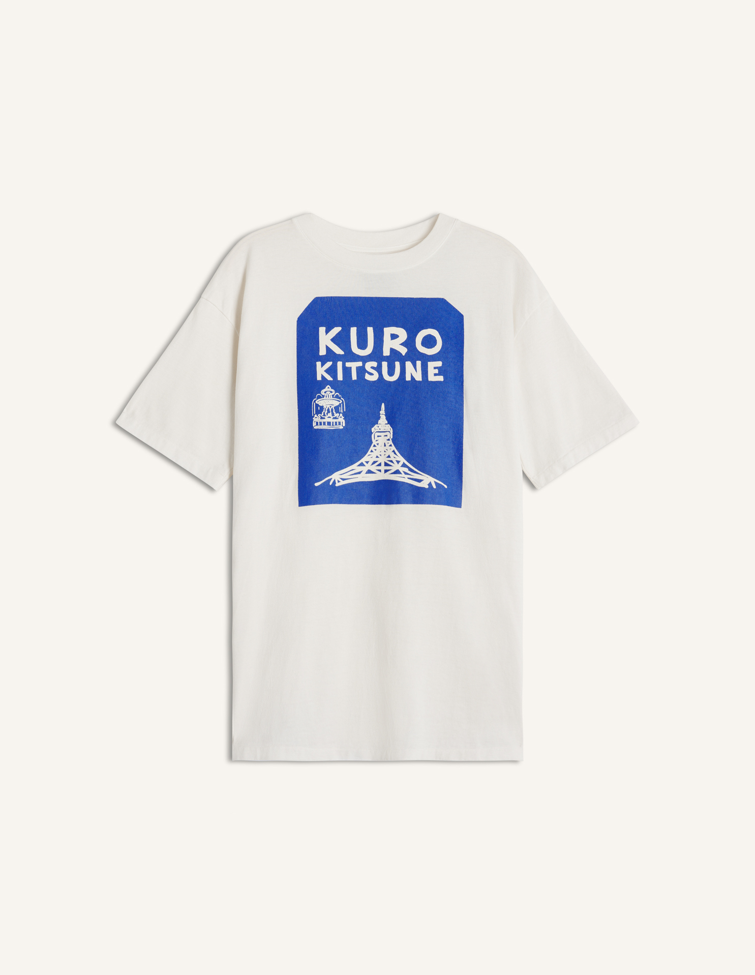 新品未使用 MAISON　KITSUNE Tシャツ MK x KURO TOKYO-PARIS CROSSROADS VINTAGE WASH Tシャツ | Maison Kitsuné