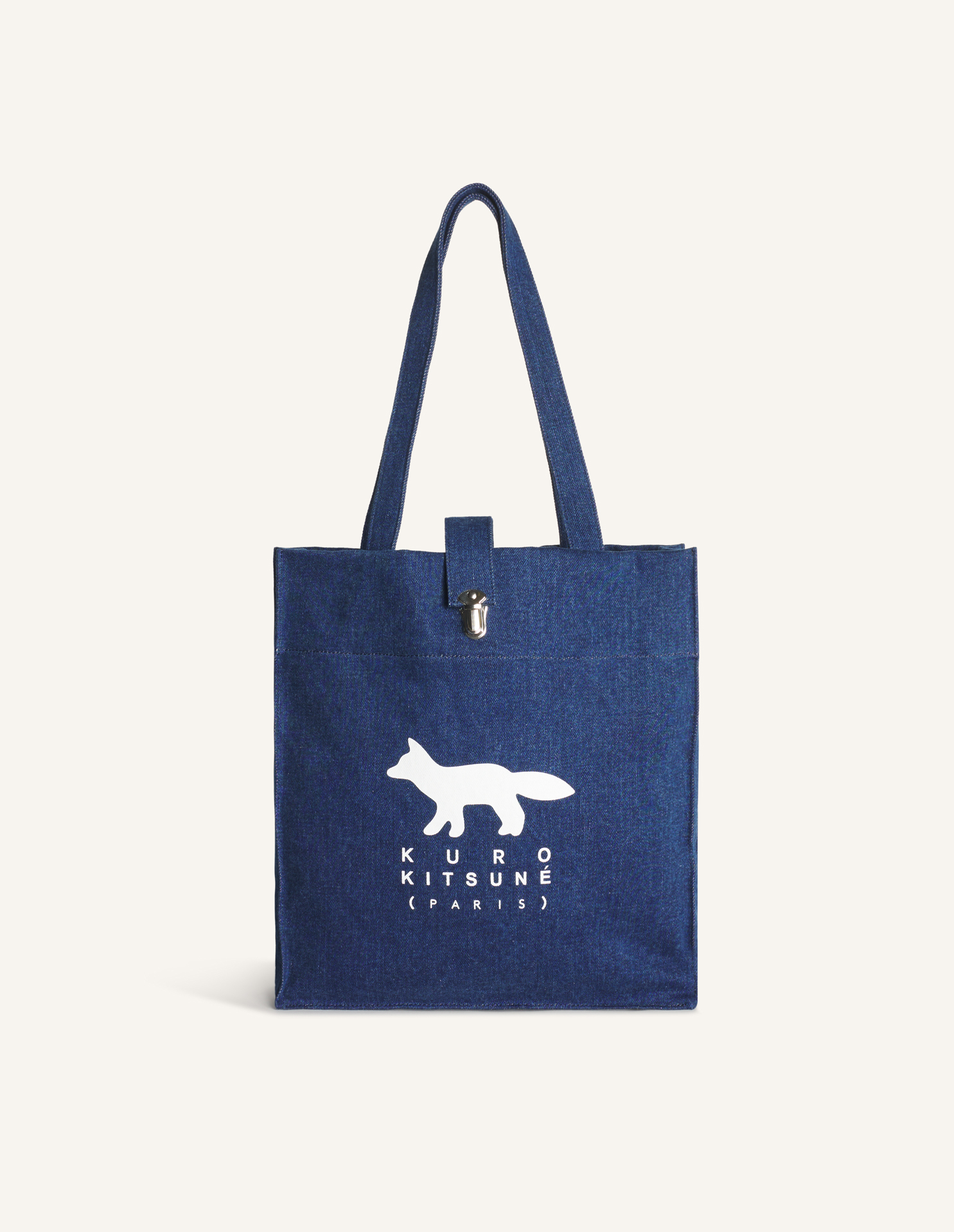 MAISON KITSUNE x KURO VINYL FOX TOTE BAG | Maison Kitsuné