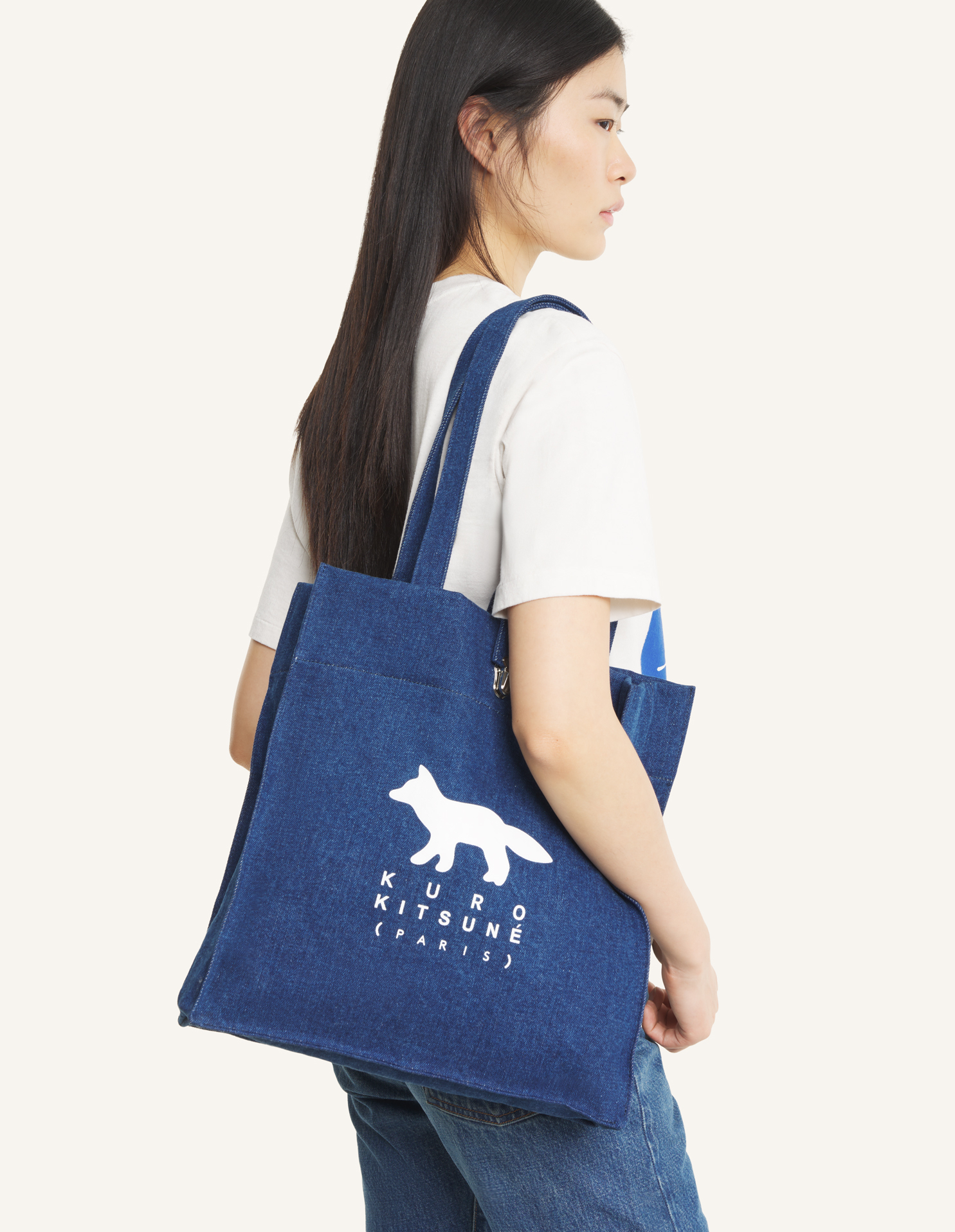 MK x KURO VINYL フォックス トートバッグ | Maison Kitsuné