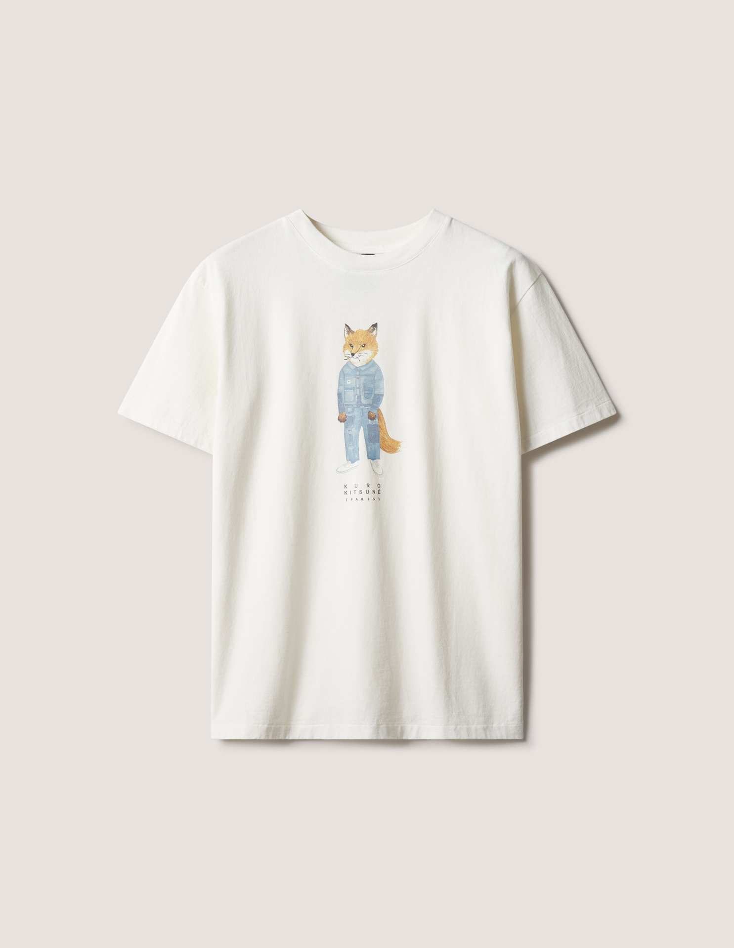 MAISON KITSUNE X KURO THE CRAFTED FOX TEE | Maison Kitsuné