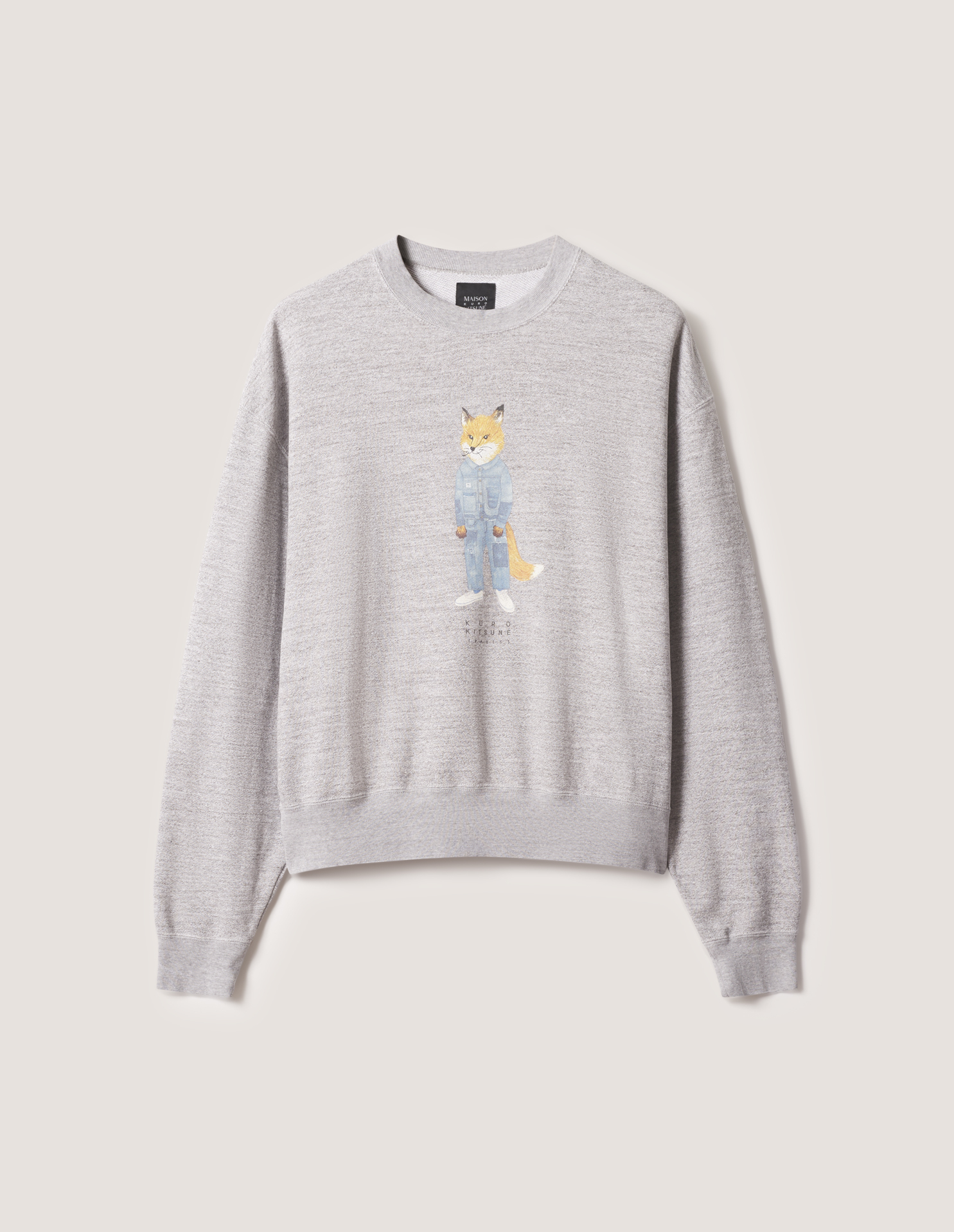 MAISON KITSUNE X KURO THE CRAFTED FOX SWEATSHIRT | Maison Kitsuné