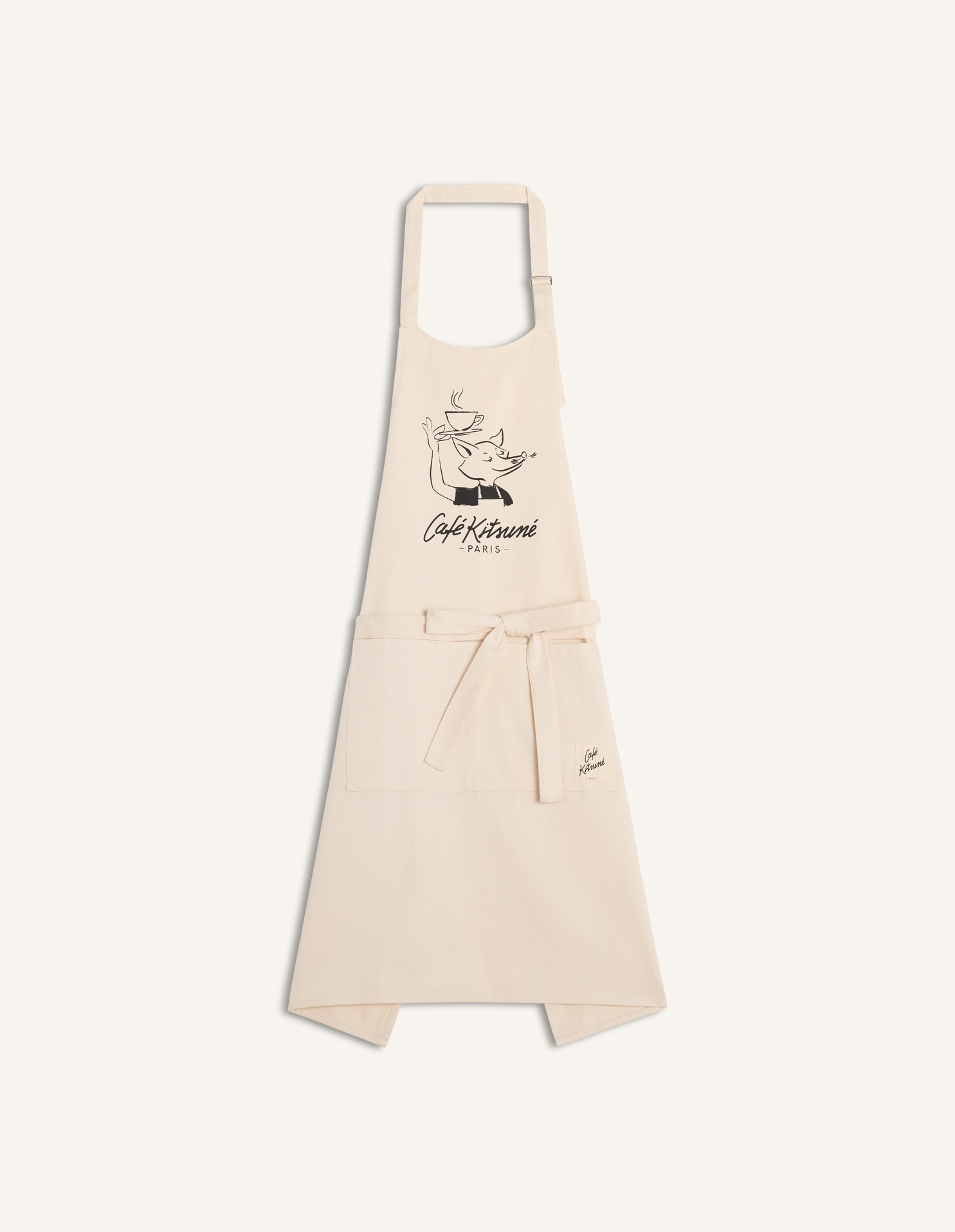 カフェ キツネ バリスタフォックス エプロン | Maison Kitsuné