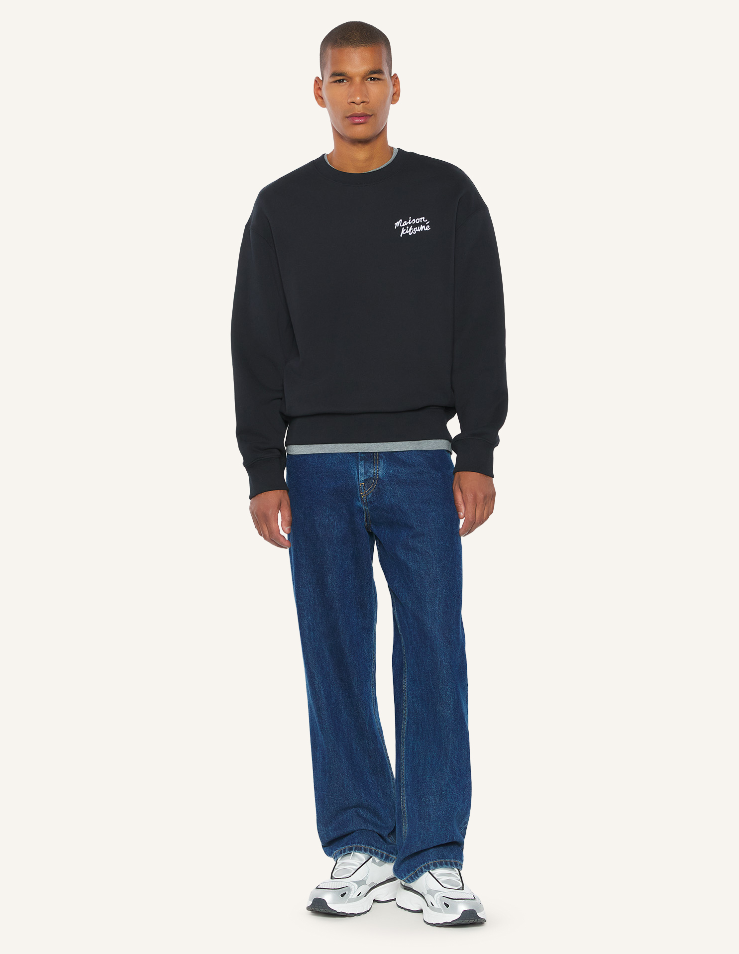 MAISON KITSUNE HANDWRITING COMFORT SWEATSHIRT | Maison Kitsuné
