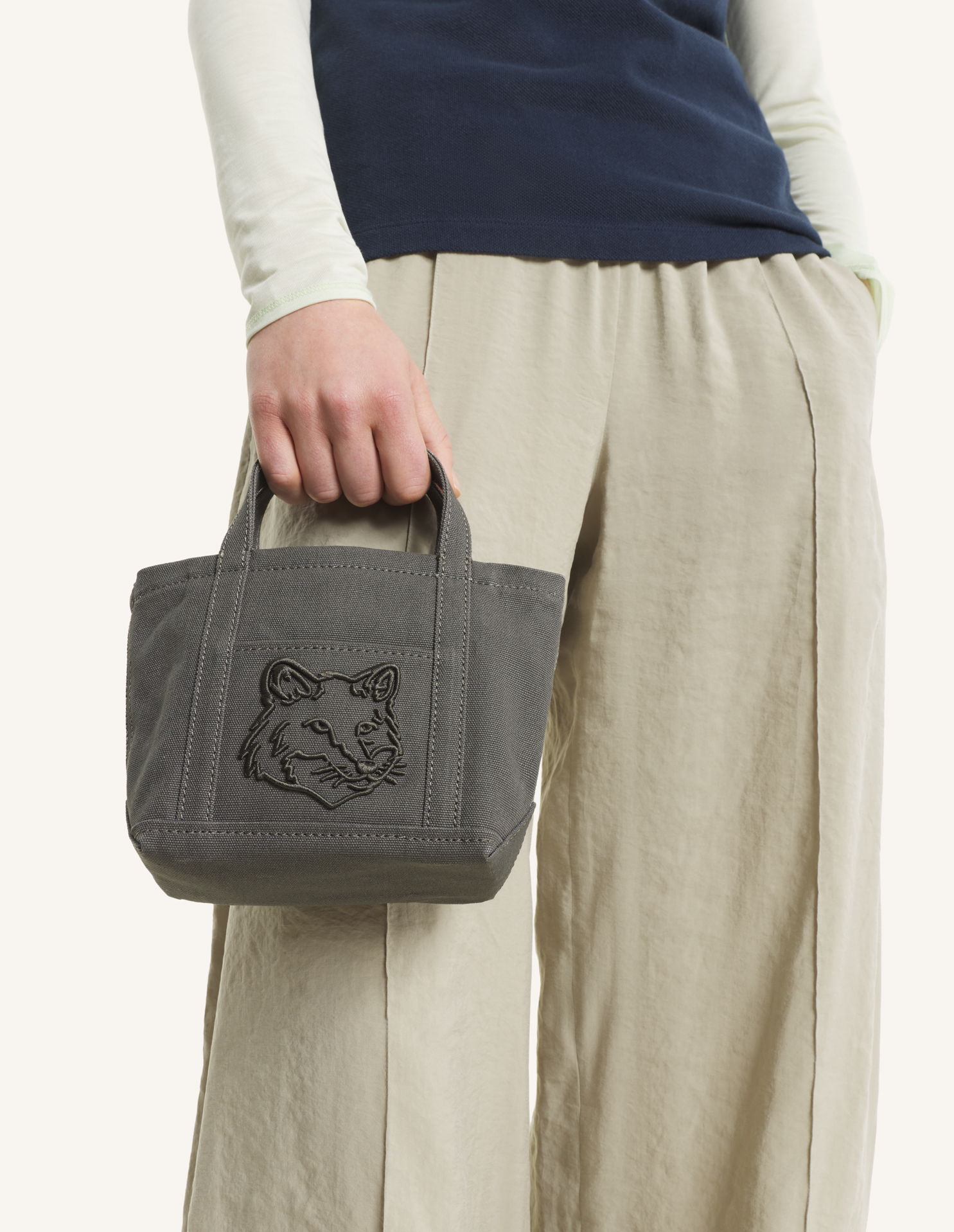 FOX HEAD MINI TOTE | Maison Kitsuné