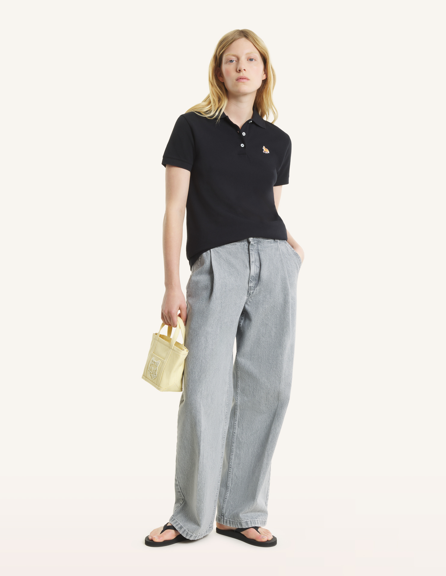 トップス BABY FOX PATCH REGULAR POLO BABY FOX REGULAR POLO | Maison Kitsuné