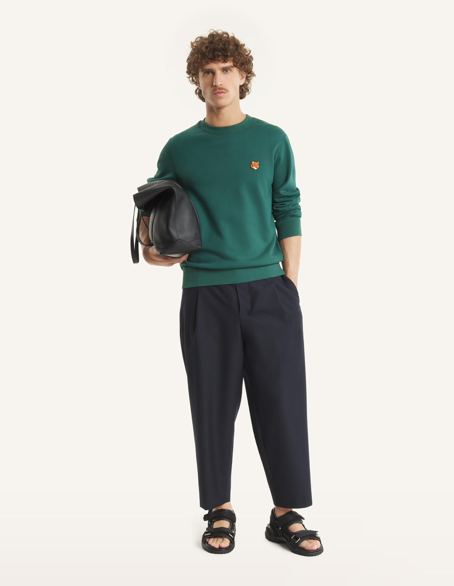 FOX HEAD REGULAR SWEATSHIRT | Maison Kitsuné