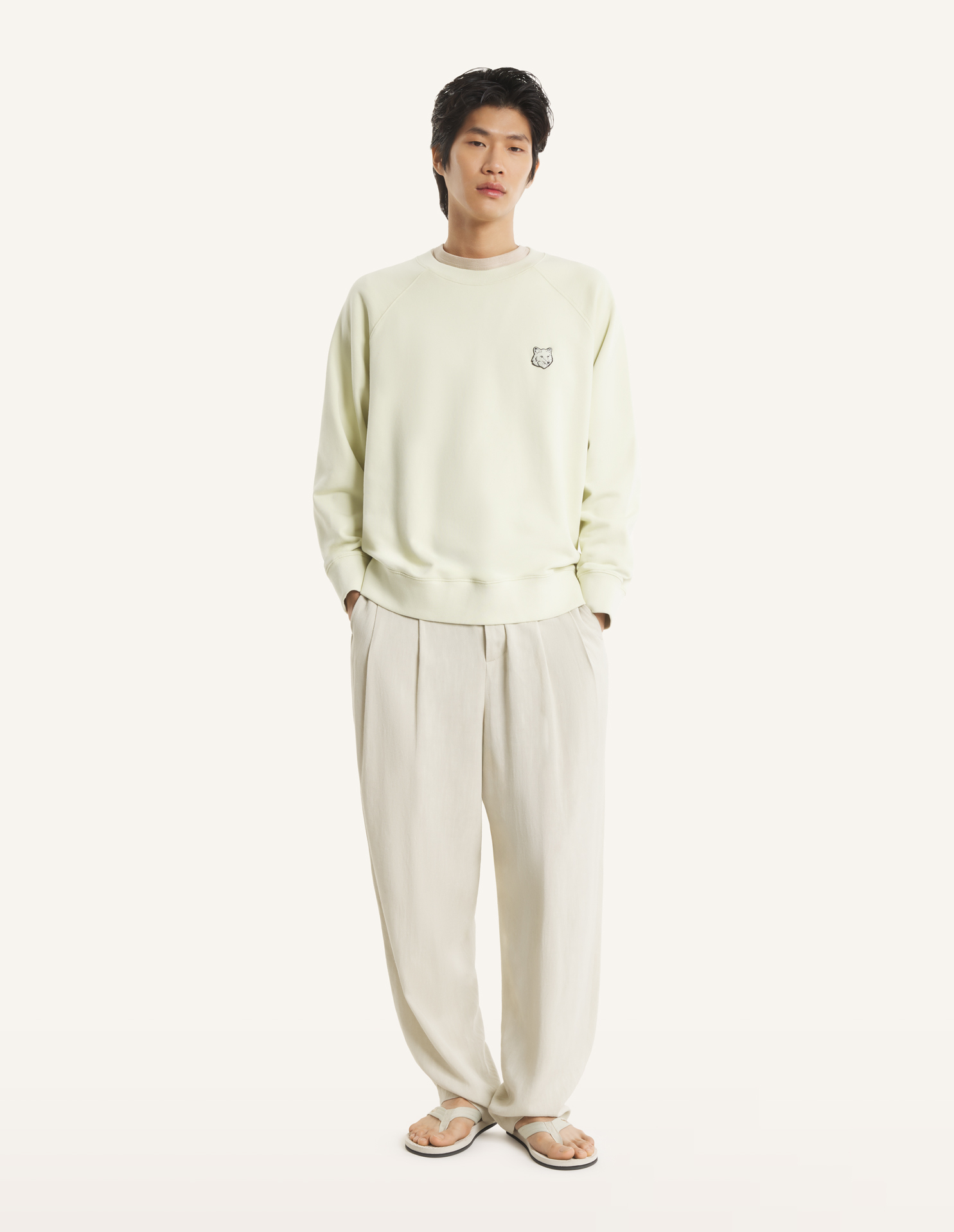 FOX HEAD OVERSIZE SWEATSHIRT | Maison Kitsuné