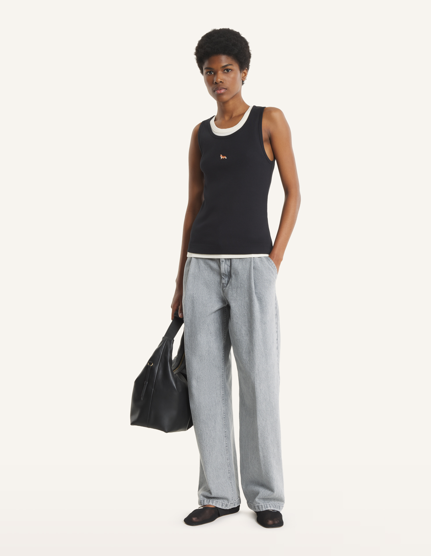 新作正規品⭐️MAISON KITSUNÉ ベイビーフォックスタンク　S BABY FOX TANK TOP | Maison Kitsuné