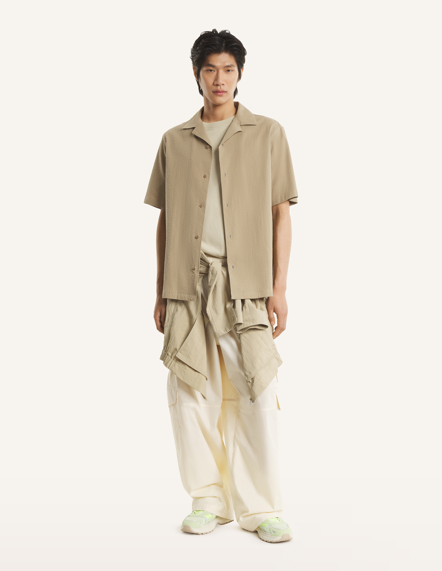 SEERSUCKER RESORT SHIRT | Maison Kitsuné