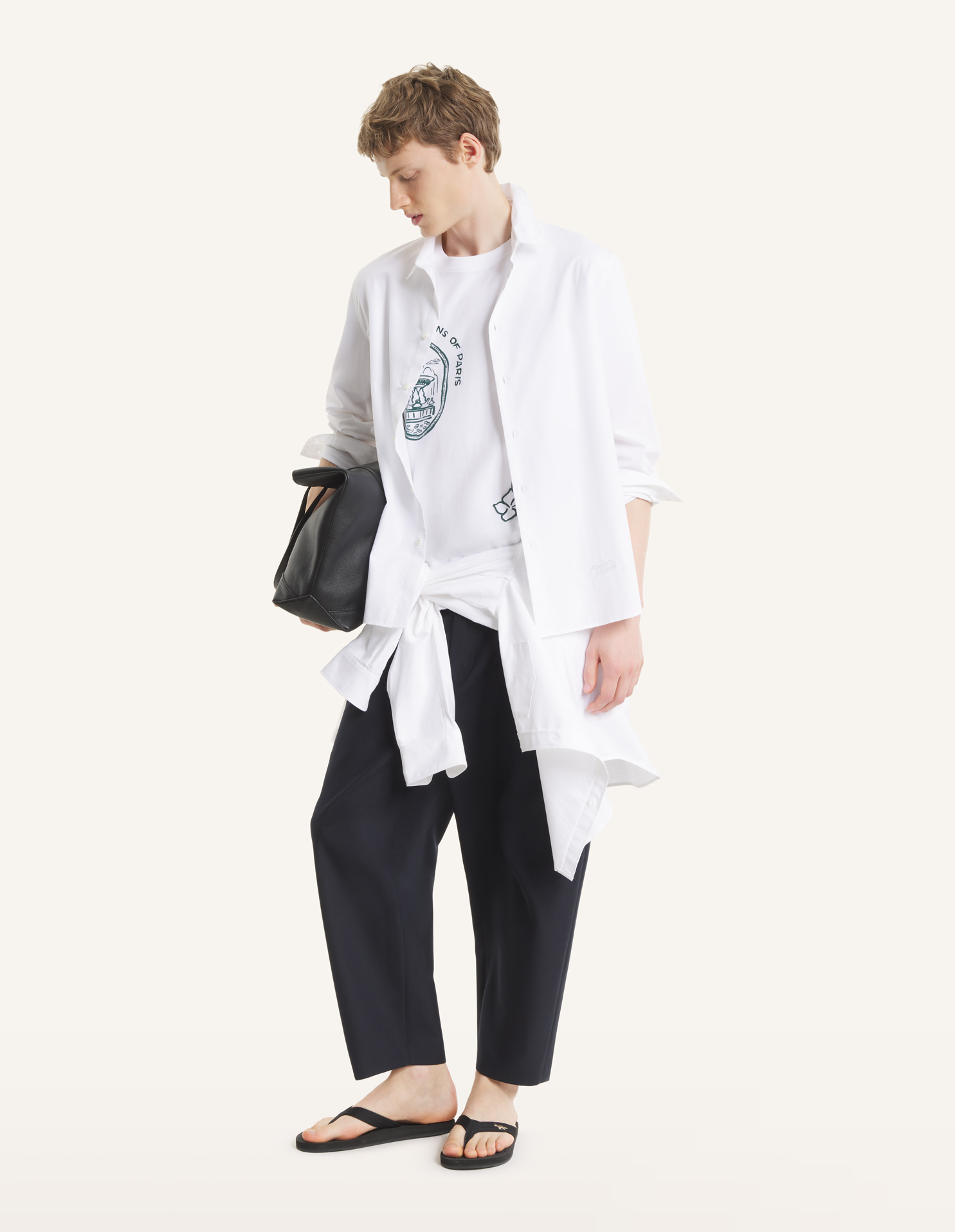 MAISON KITSUNE HANDWRITING CASUAL SHIRT | Maison Kitsuné