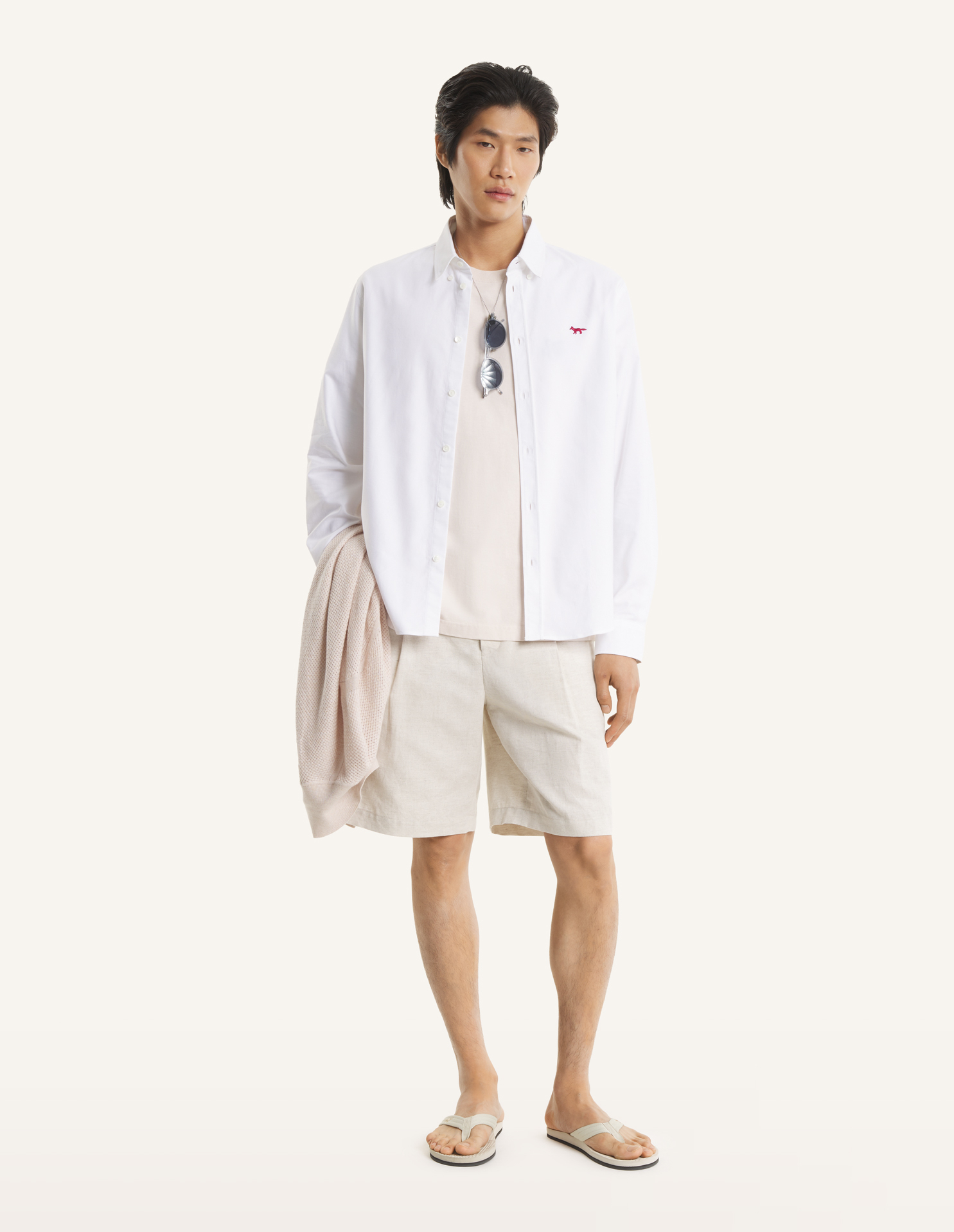 PROFILE FOX REGULAR SHIRT | Maison Kitsuné