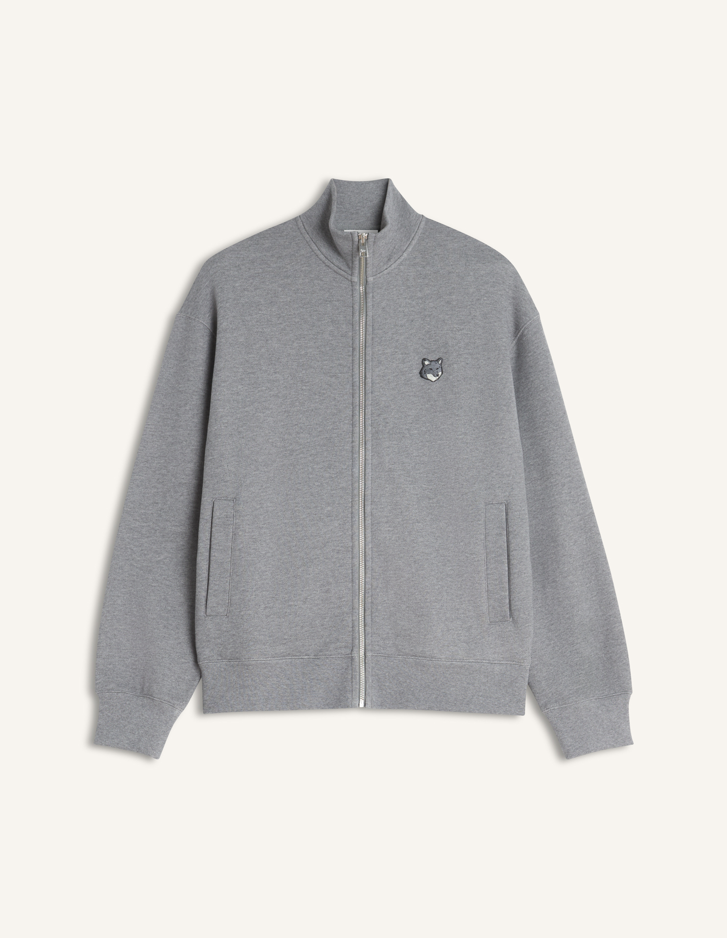 FOX HEAD ZIPPED COMFORT SWEATSHIRT | Maison Kitsuné