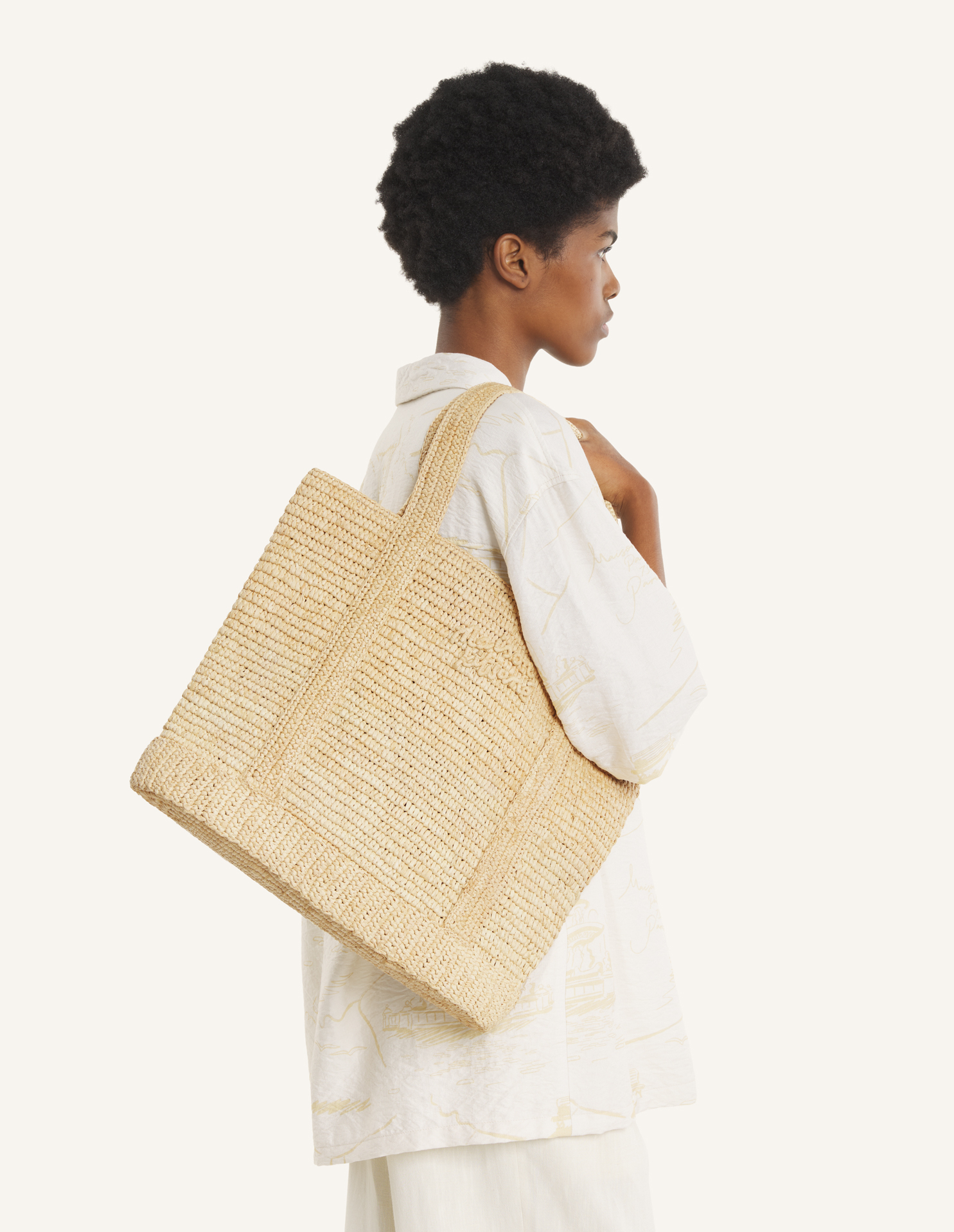 ラフィア トート | Maison Kitsuné