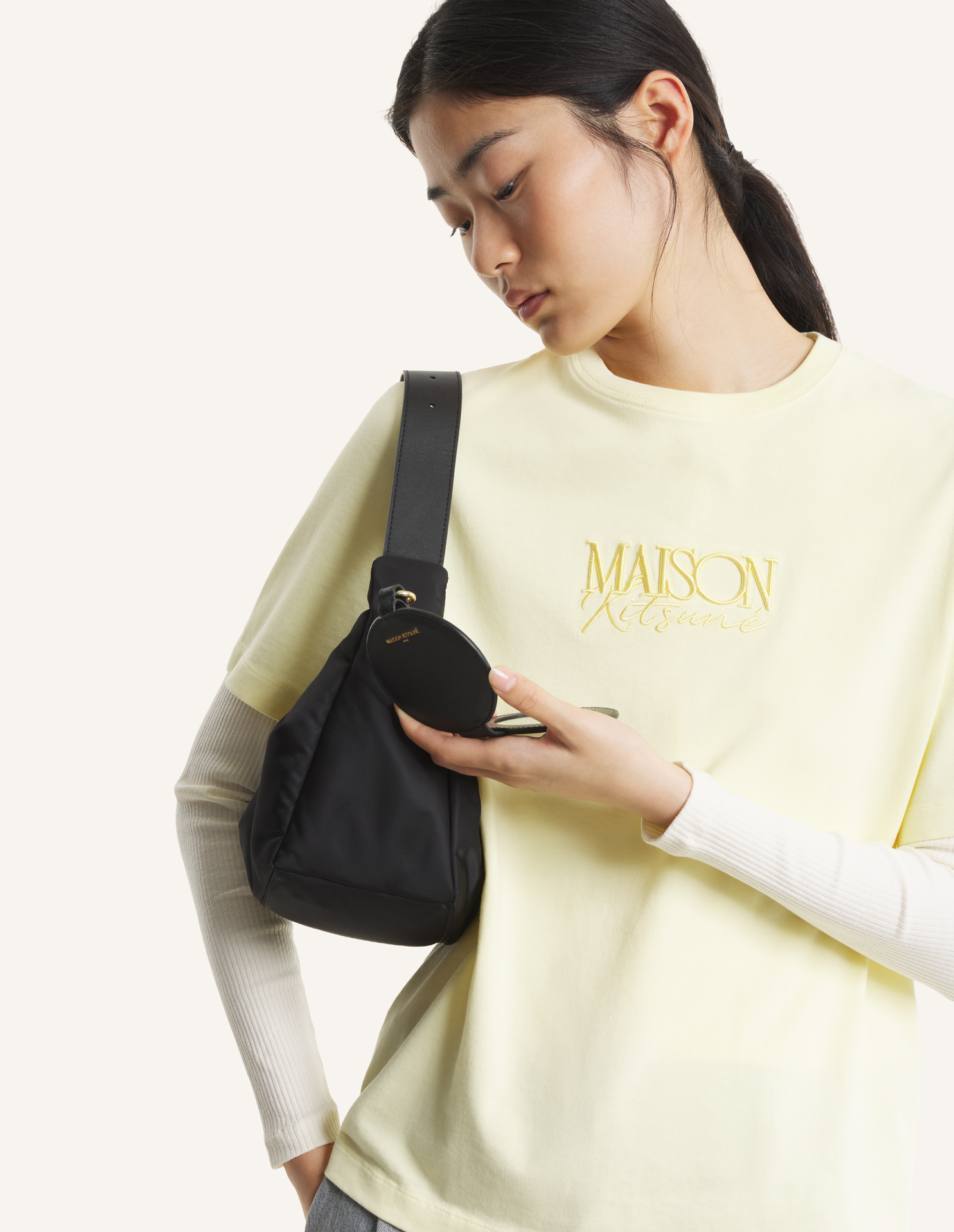 MAISON KITSUNE ミラーチャーム ミラー チャーム | Maison Kitsuné