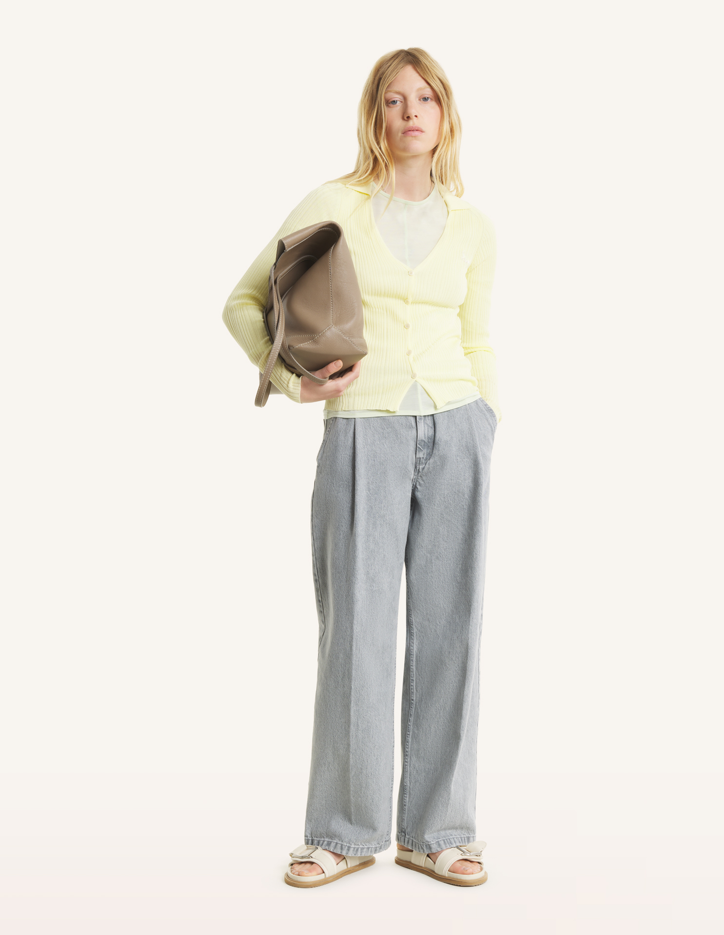 ベイビー フォックス ファイン リブ カーディガン | Maison Kitsuné