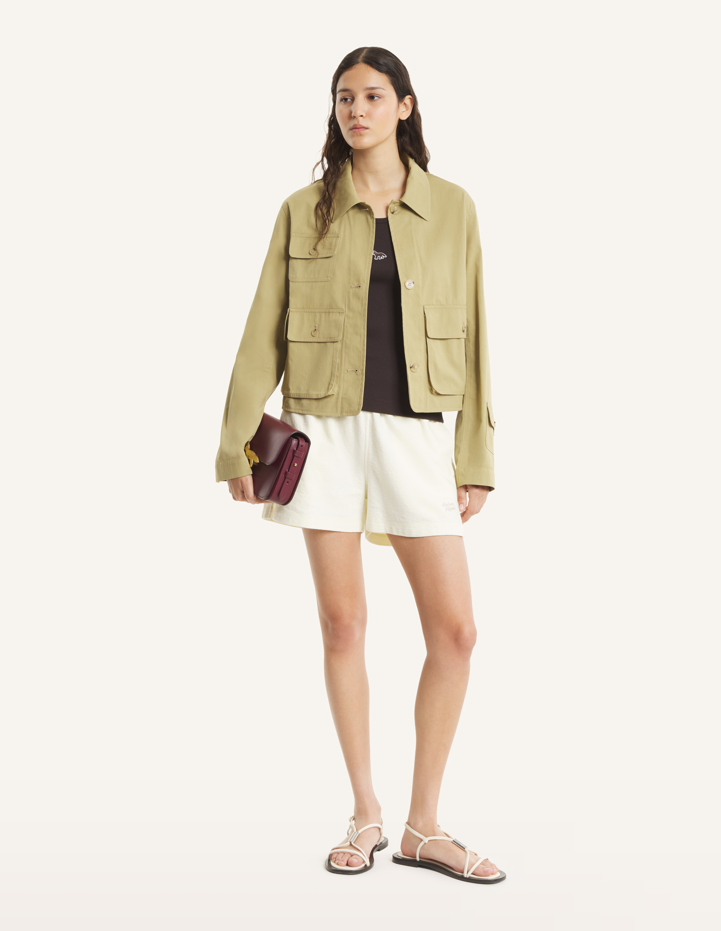 テクスチャード レギュラー ショーツ | Maison Kitsuné