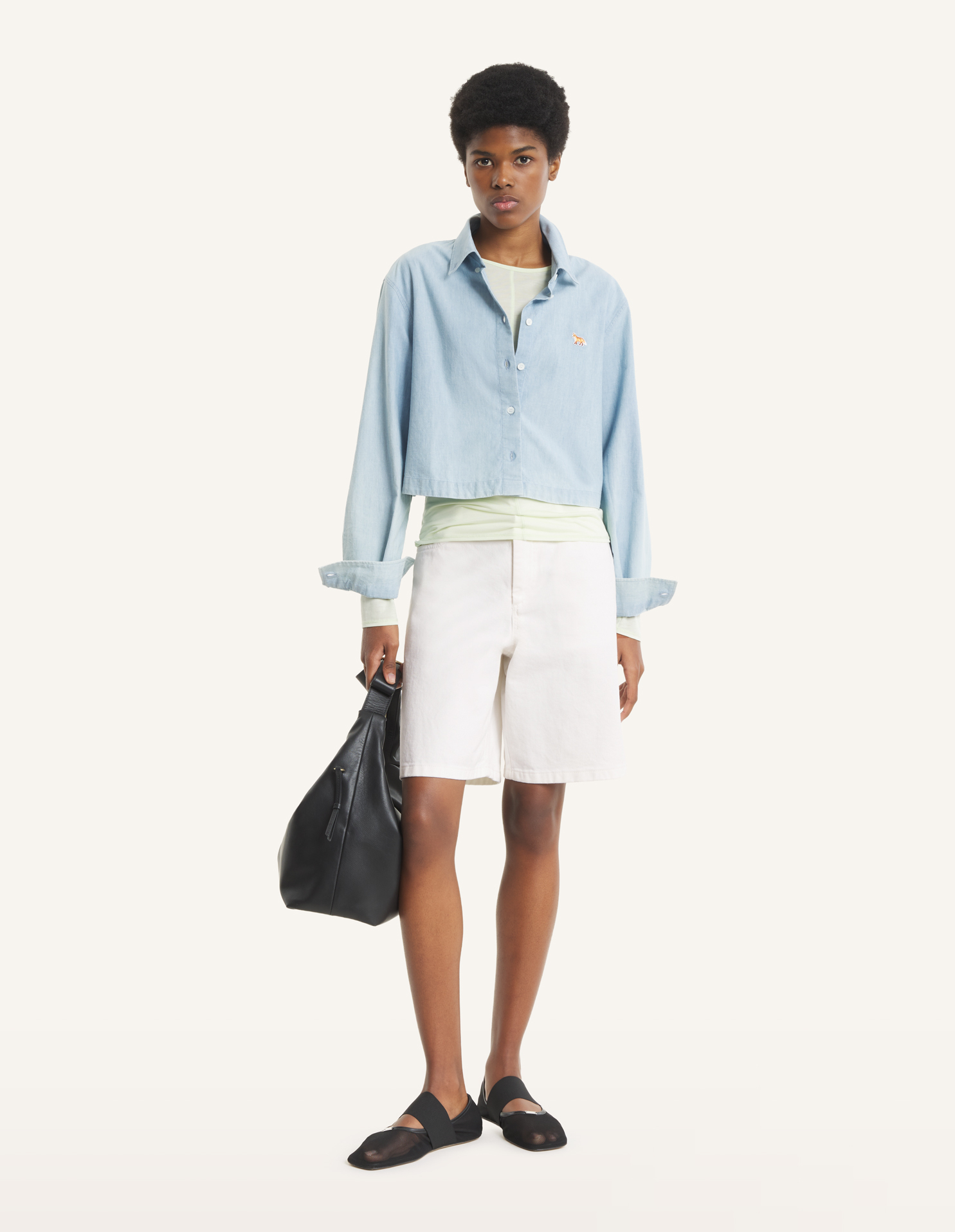 デニム ショーツ | Maison Kitsuné
