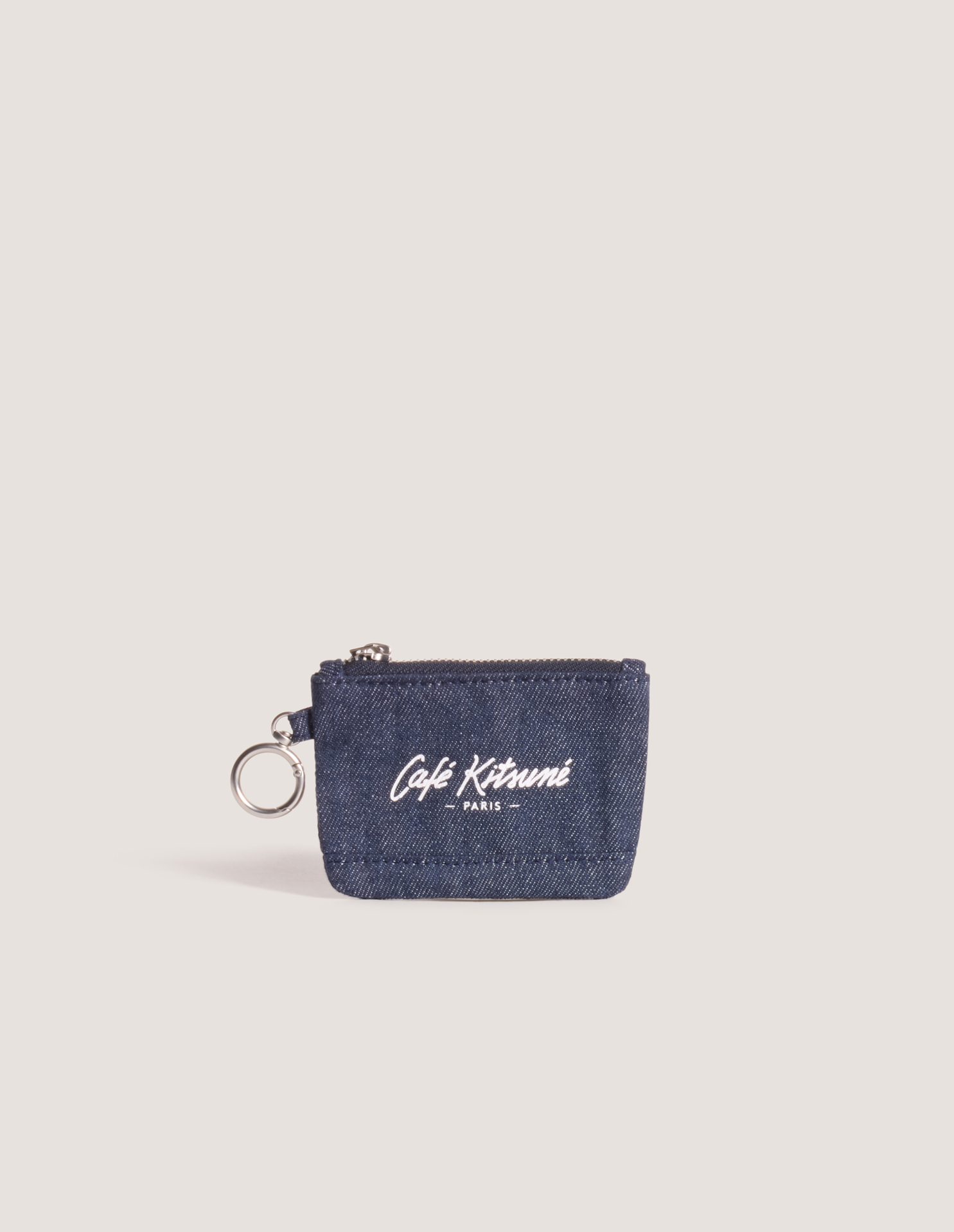 CAFE KITSUNE MINI POUCH KEYRING | Maison Kitsuné