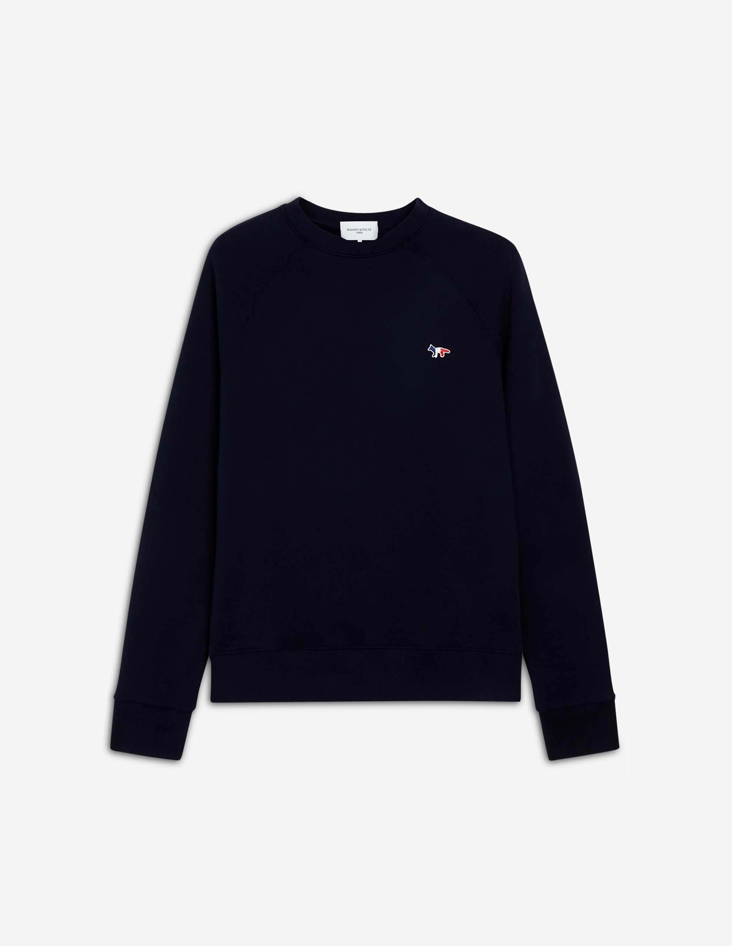 TRICOLOR FOX PATCH CLEAN SWEATSHIRT | Maison Kitsuné