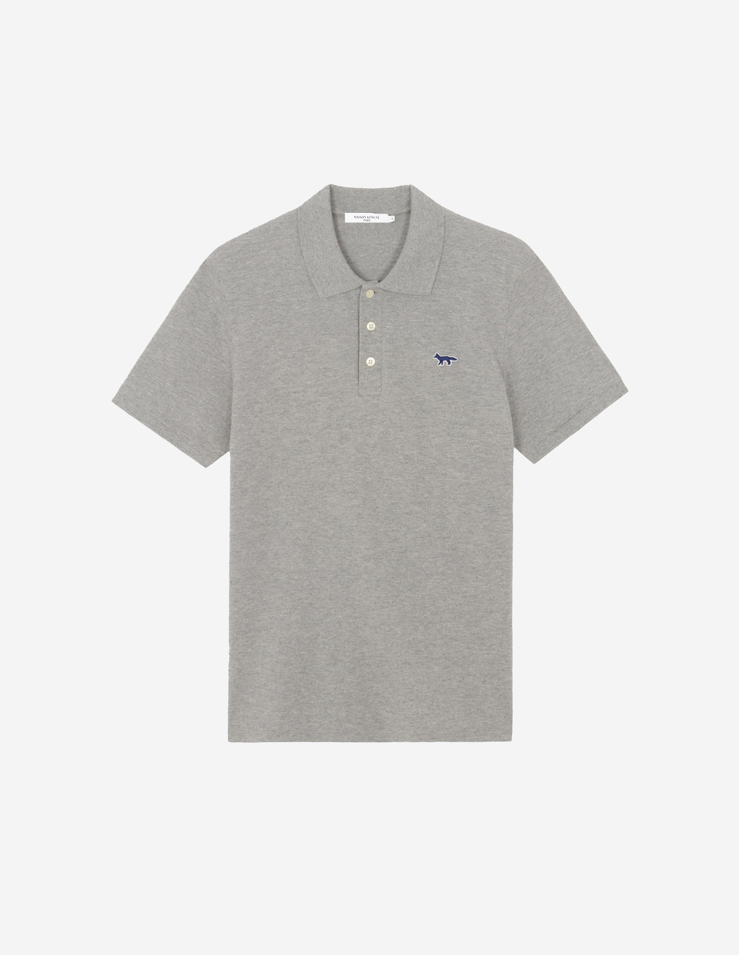 NAVY FOX PATCH CLASSIC POLO | Maison Kitsuné