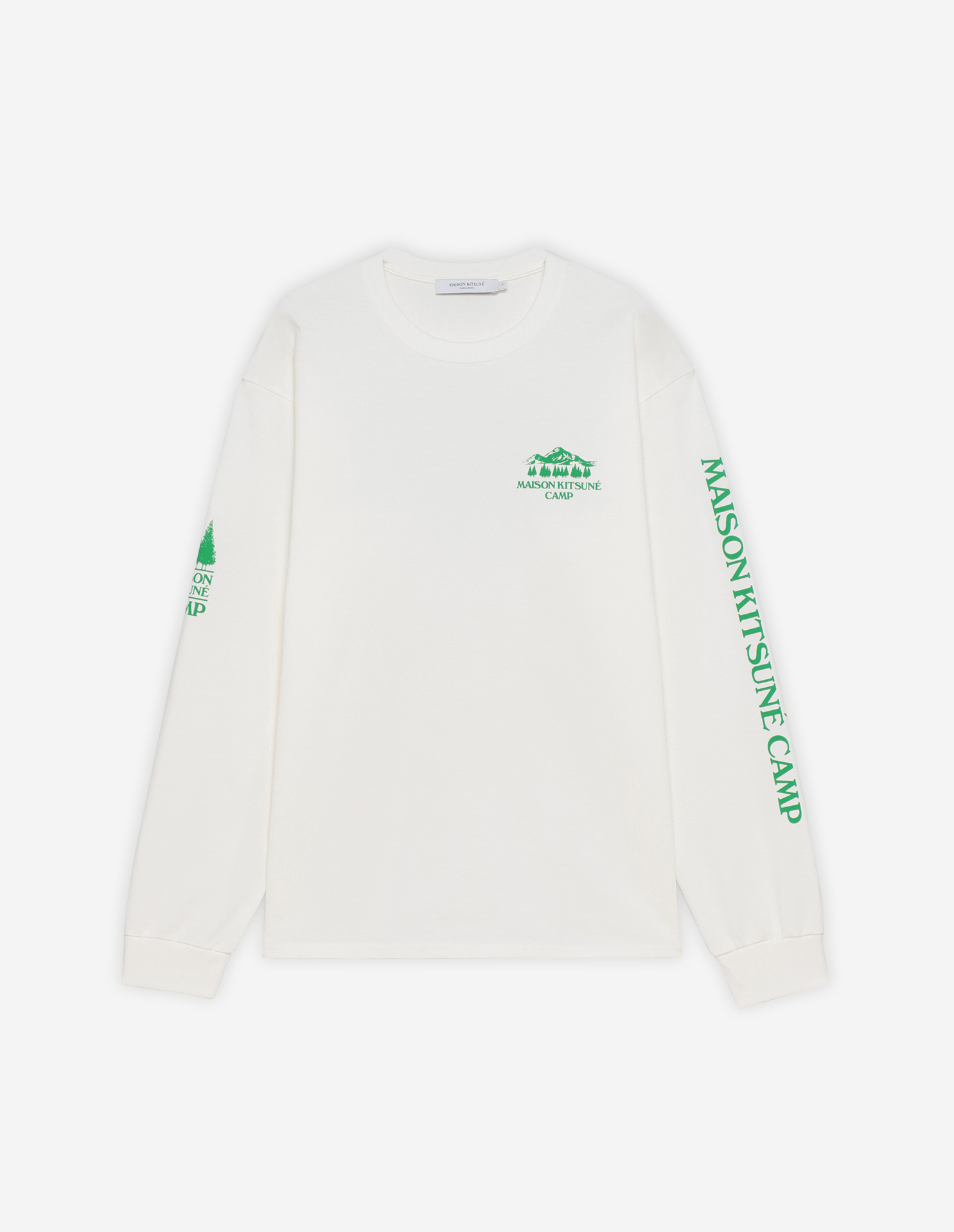 CAMP PRINT LONG SLEEVES TEE-SHIRT | Maison Kitsuné