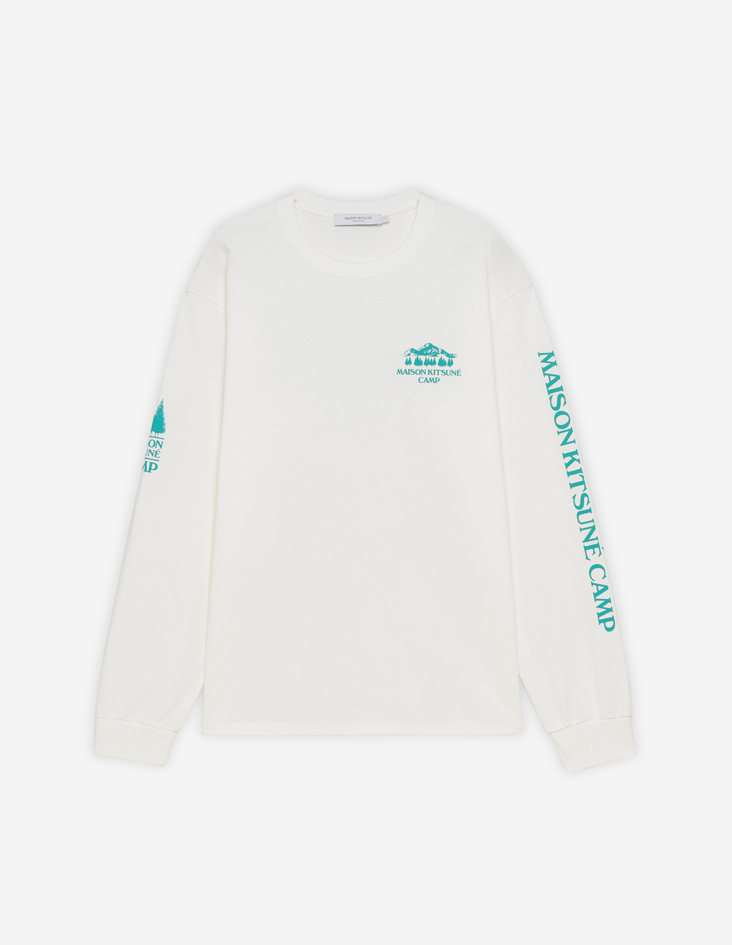 CAMP PRINT LONG SLEEVES TEE-SHIRT | Maison Kitsuné