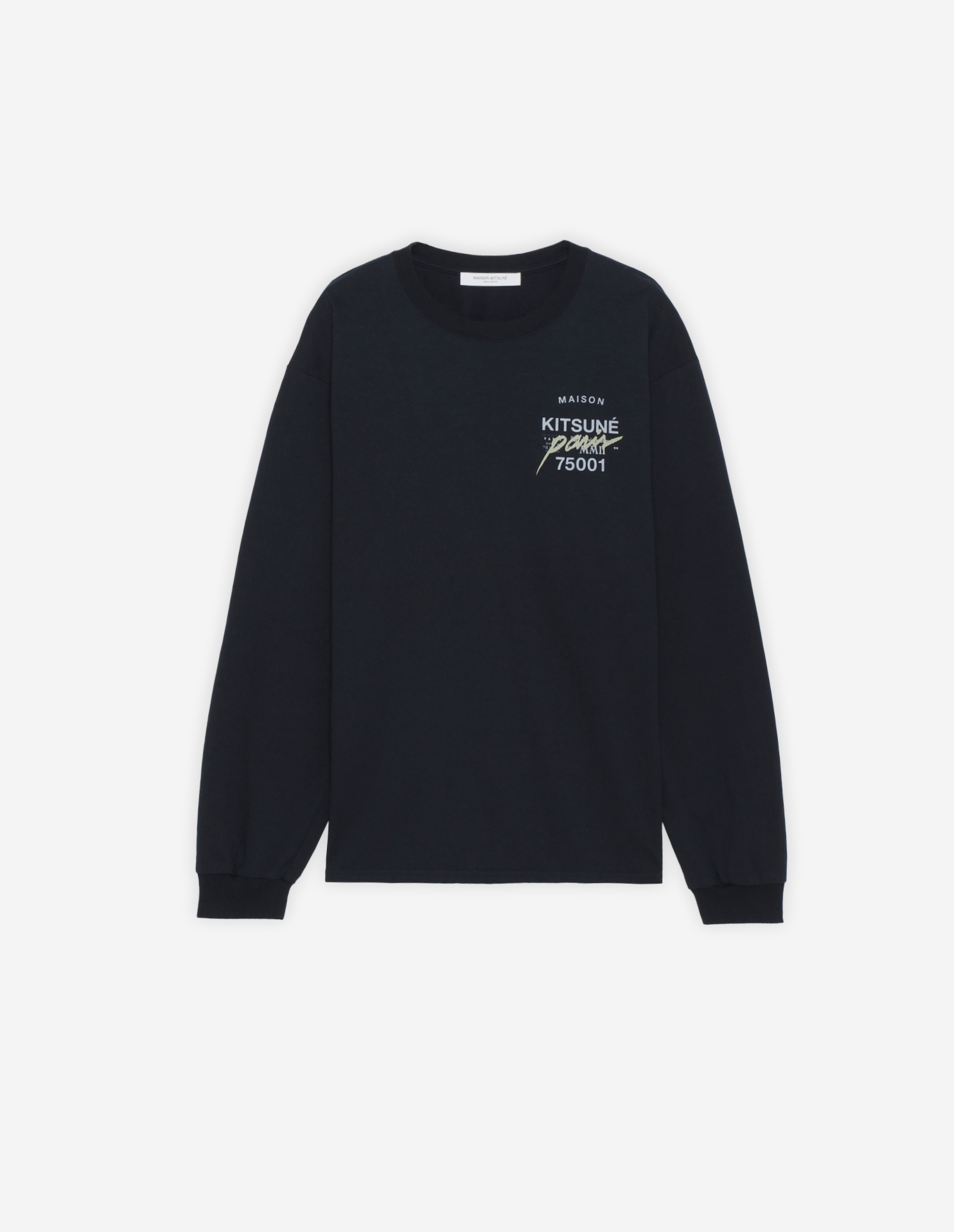 【Maison kitsune】ロゴシャツ ブラウス CONTOUR FOX HEAD CASUAL BD SHIRT（シャツ/ブラウス）｜Maison