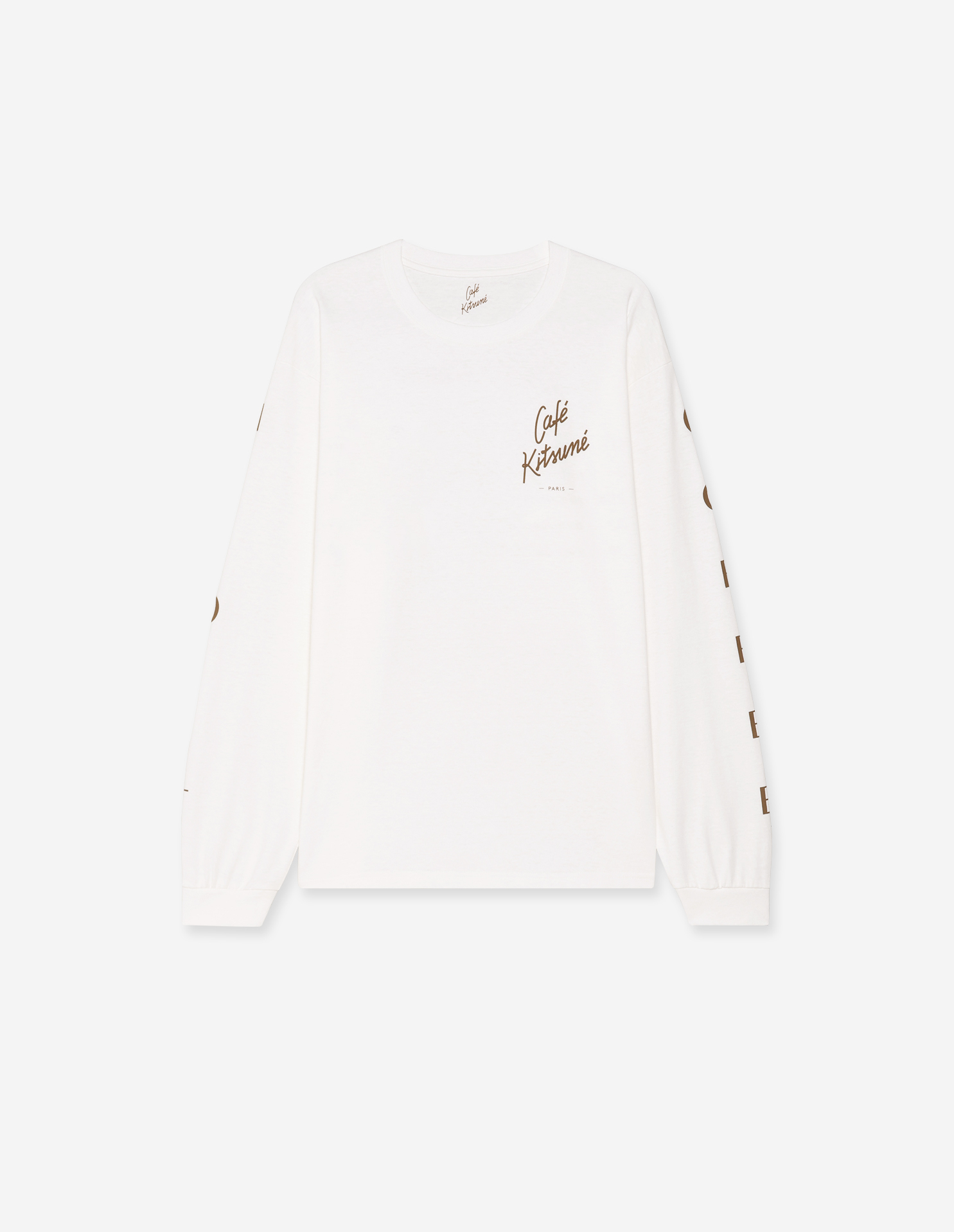 カフェ キツネ HOT COFFEE LS Tシャツ | Maison Kitsuné