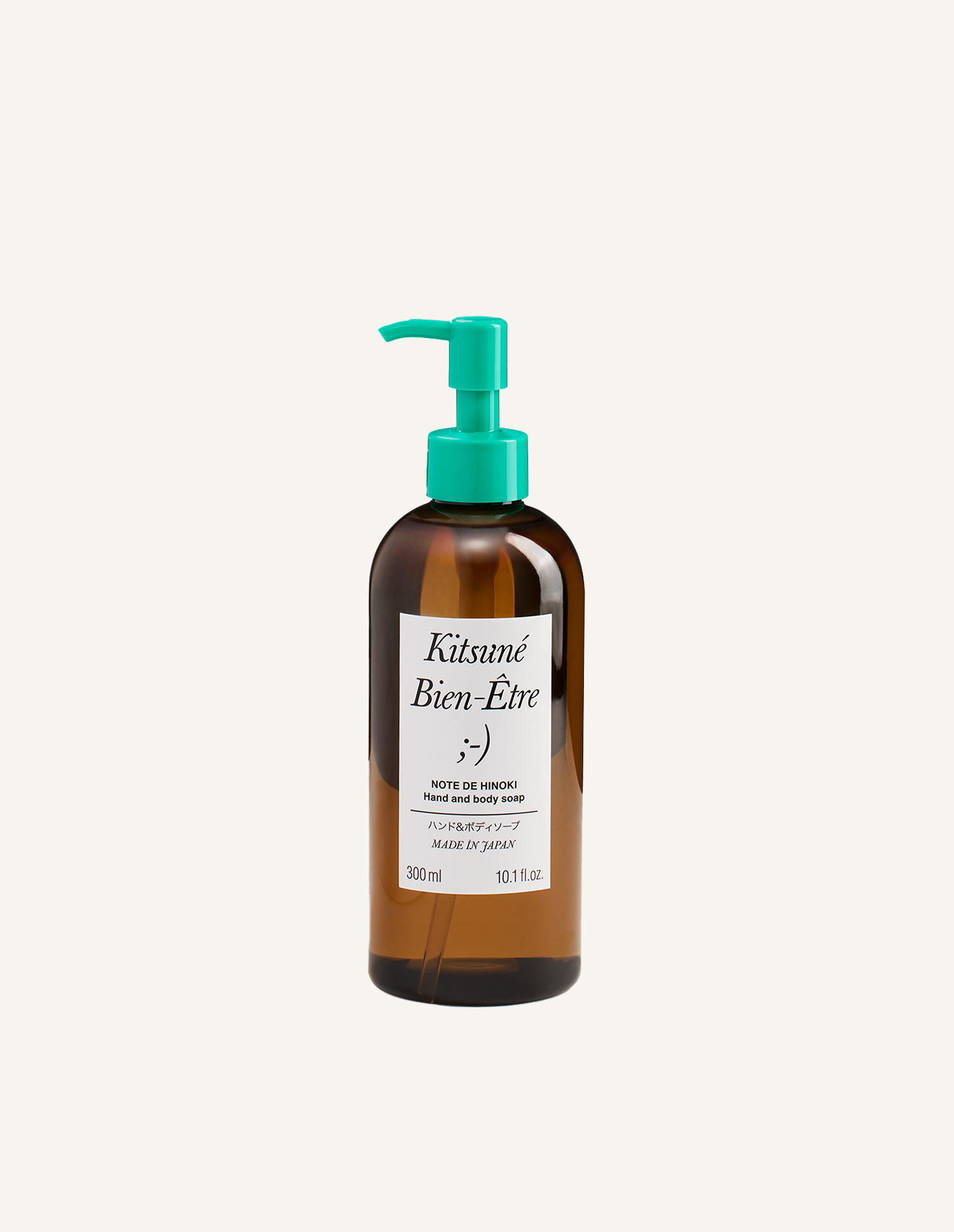 ハンド & ボディ ソープ Hinoki Wood 300 ml | Maison Kitsuné