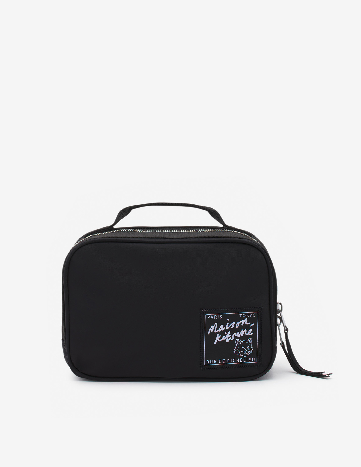 MAISON KITSUNE バッグ ブラック NYLON BUM BAG | Maison Kitsuné