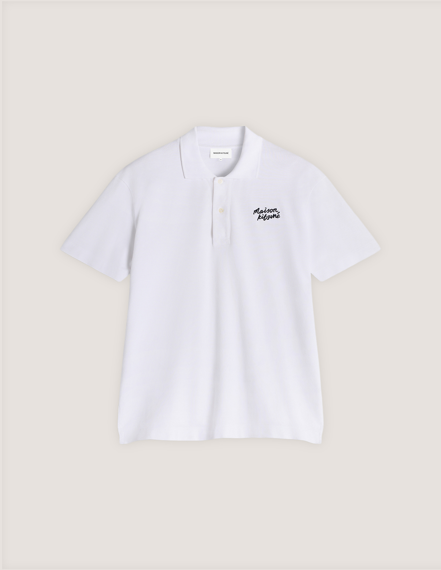 MAISON KITSUNÉ ハンドライティング コンフォート ポロ | Maison Kitsuné