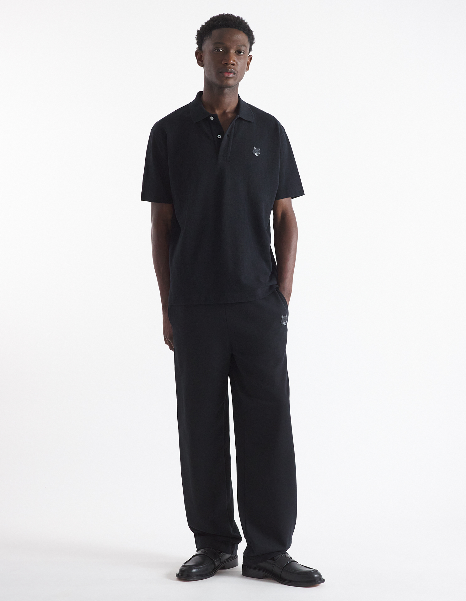 BOLD FOX HEAD PATCH COMFORT POLO | Maison Kitsuné