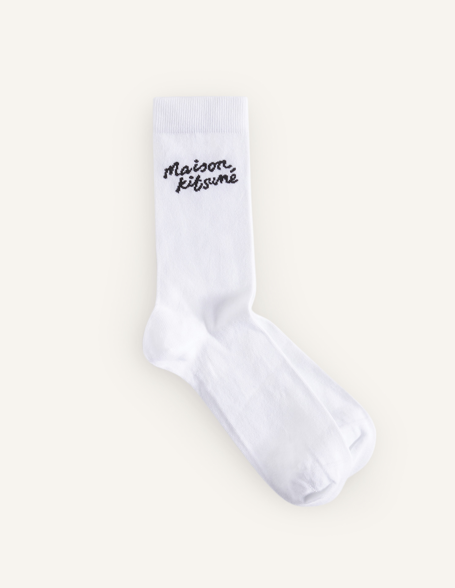 MAISON KITSUNE HANDWRITING SOCKS | Maison Kitsuné