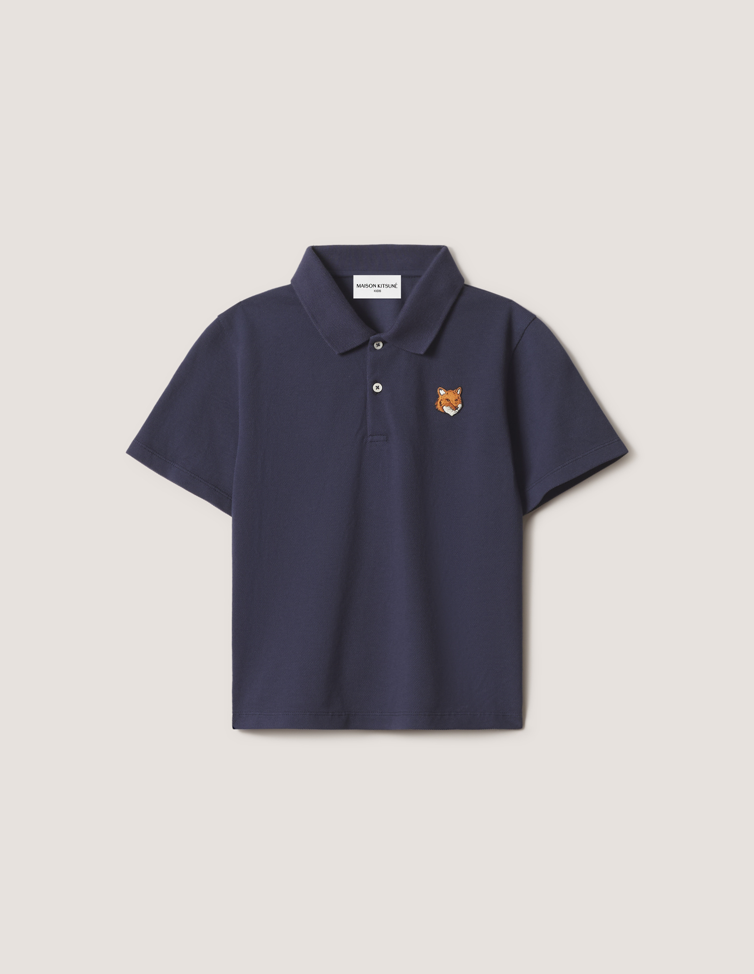 トップス BABY FOX PATCH REGULAR POLO FOX HEAD KID POLO | Maison Kitsuné