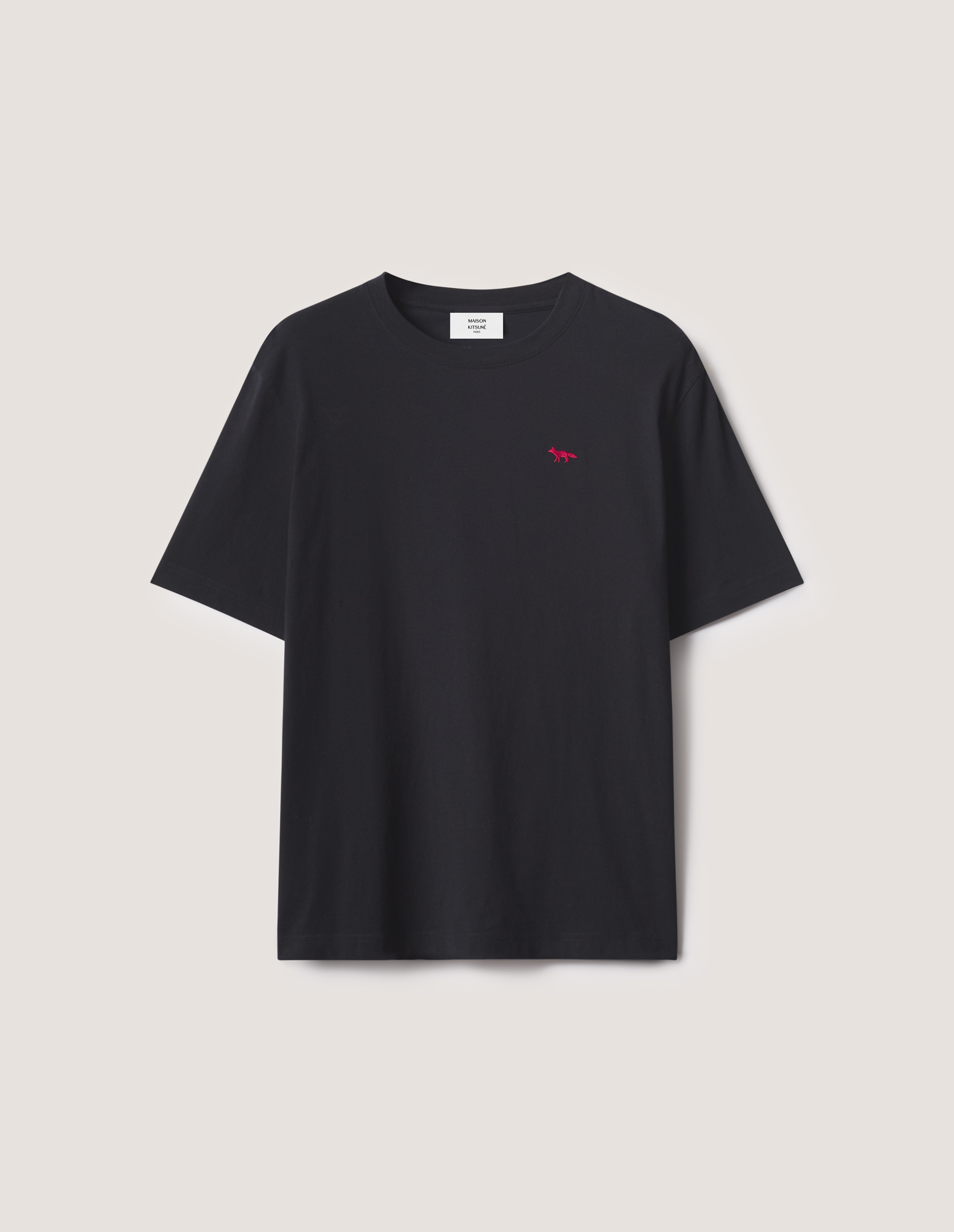 RED PROFILE FOX COMFORT TEE-SHIRT | Maison Kitsuné