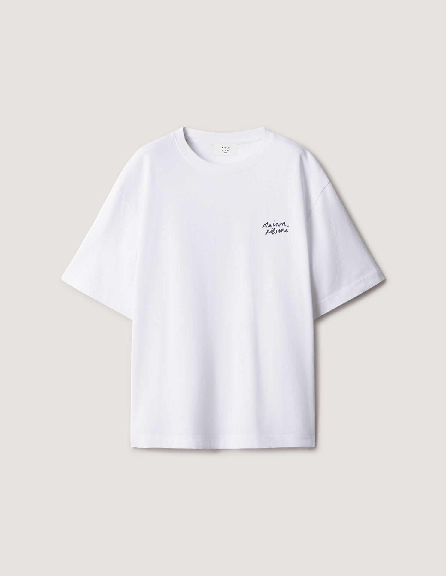 MAISON KITSUNE HANDWRITING OVERSIZE TEE-SHIRT | Maison Kitsuné