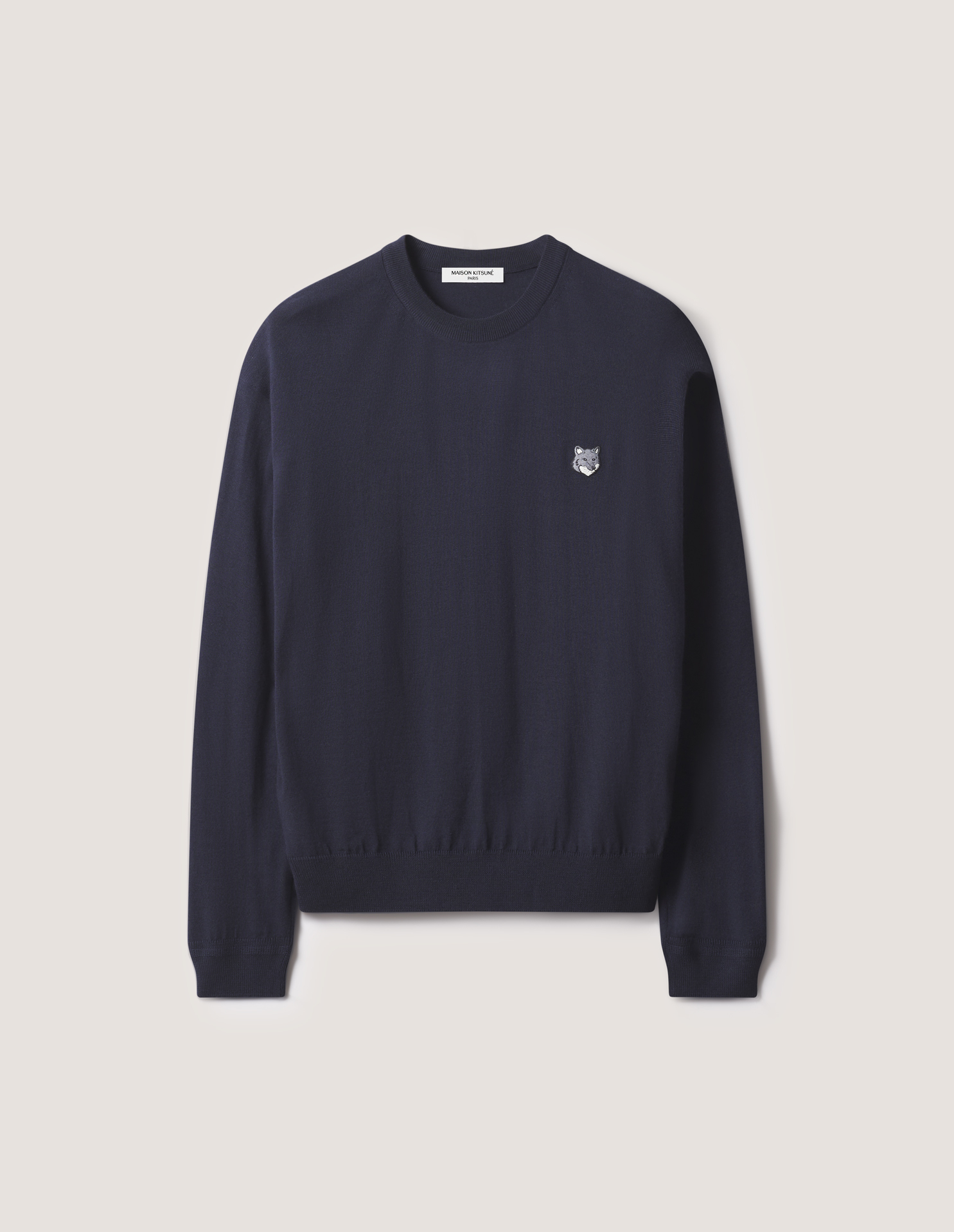 FOX HEAD MERINO COMFORT JUMPER | Maison Kitsuné