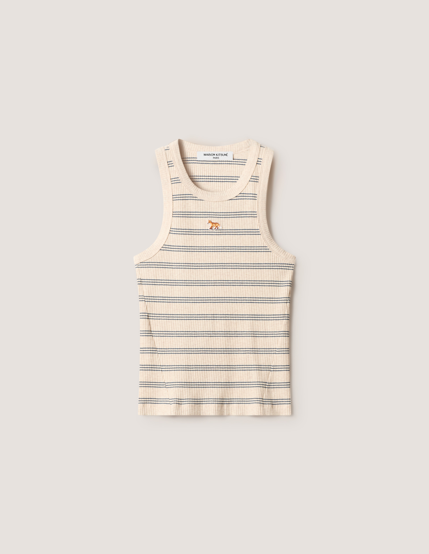 BABY FOX STRIPED TANK TOP | Maison Kitsuné