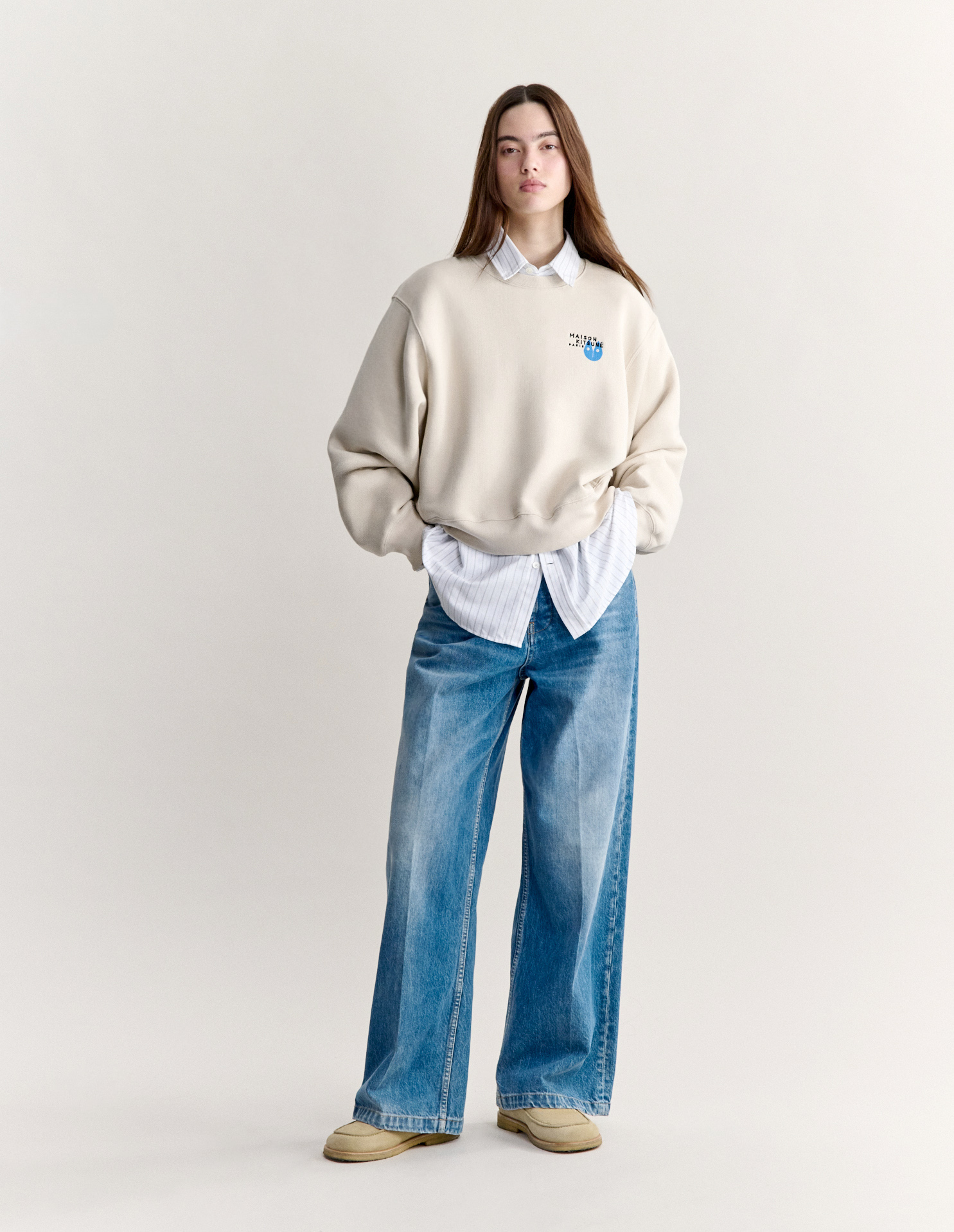 FORTUNE FOX RELAXED SWEATSHIRT | Maison Kitsuné