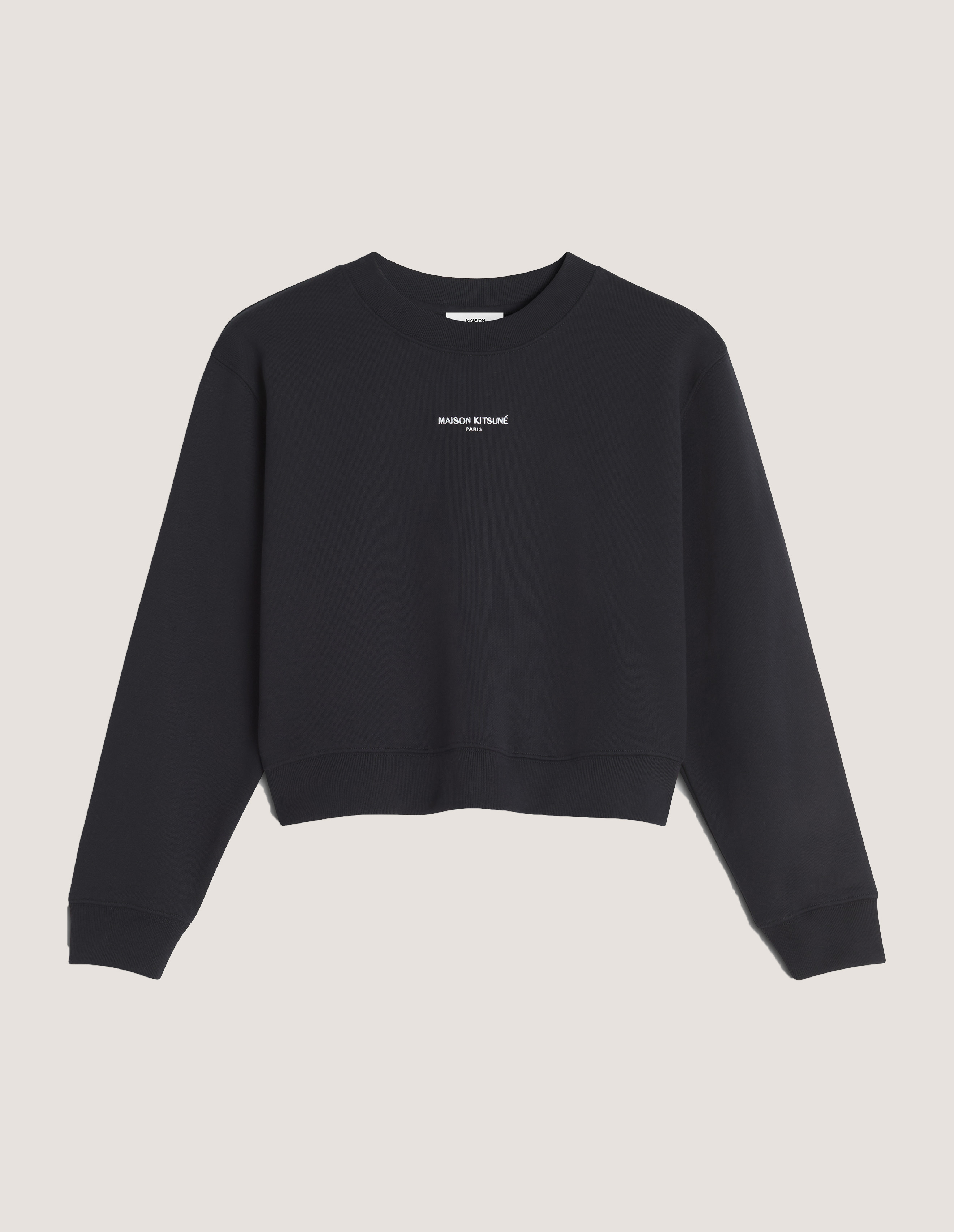 MAISON KITSUNE PARIS CROPPED SWEATSHIRT | Maison Kitsuné