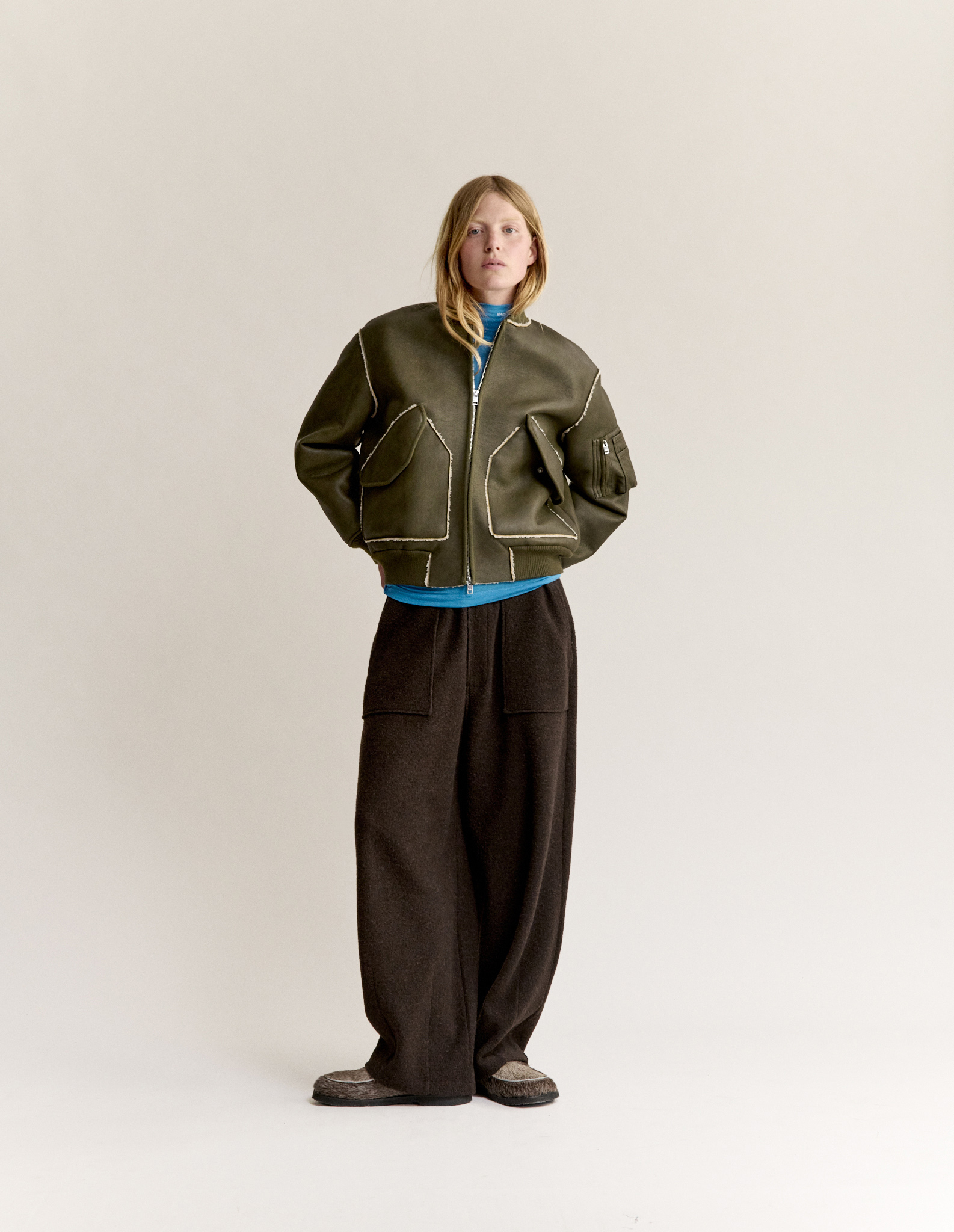 ら*様 新品未使用Maison Kitsune ボンバージャケット　Mサイズ BOMBER JACKET | Maison Kitsuné