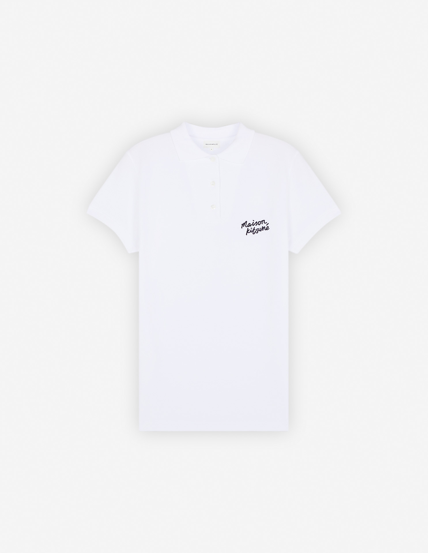 24SS新品✨MAISON KITSUNEメゾンキツネハンドライティング ポロ メゾン キツネ ハンドライティング レギュラー ポロ | Maison Kitsuné