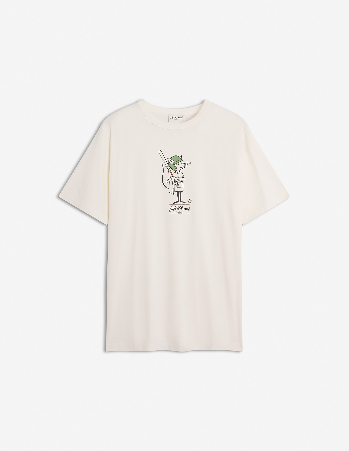 【SALE中】MAISON KITSUNE CAFE シャツ XL 未使用 CAFE KITSUNE TAIPEI RELAX TEE-SHIRT | Maison Kitsuné
