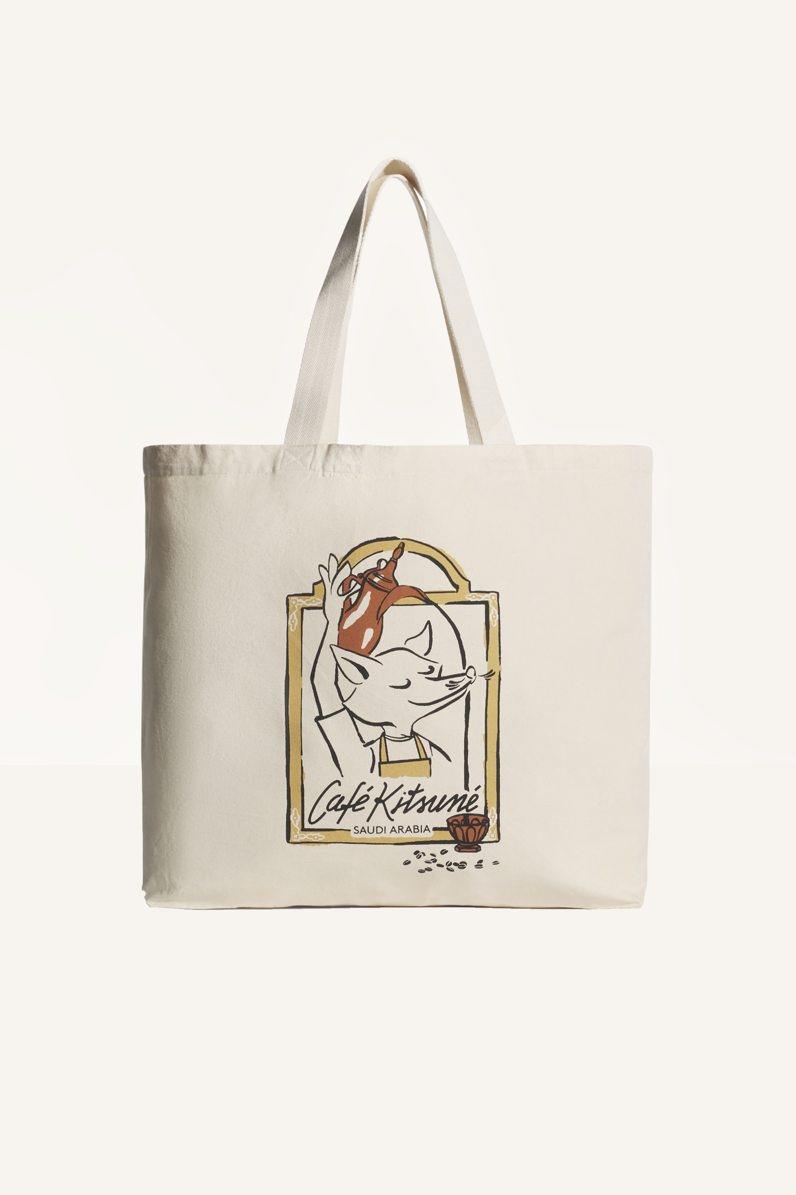CAFE KITSUNE SAUDI ARABIA TOTE BAG | Maison Kitsuné