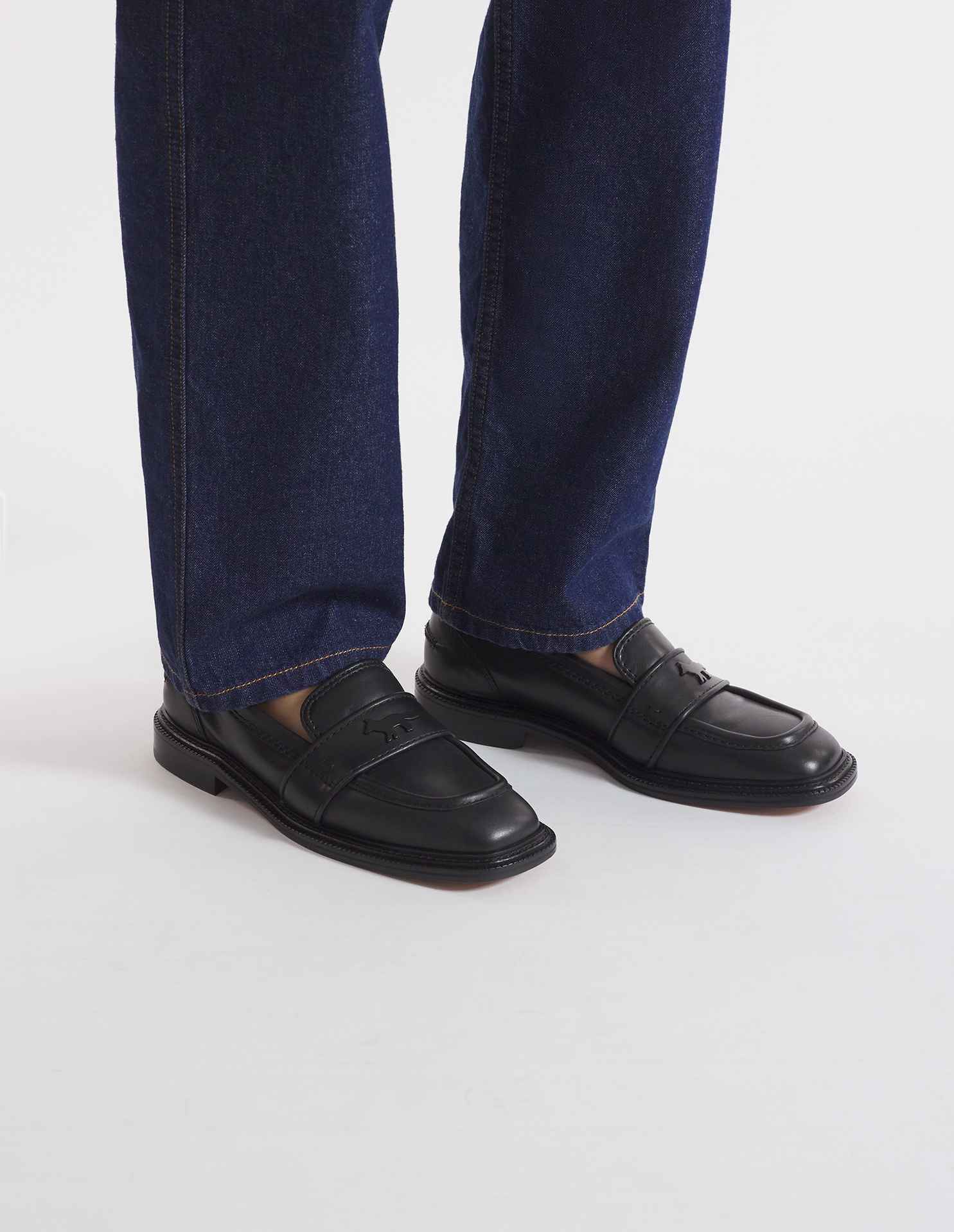 LEATHER LOAFERS | Maison Kitsuné