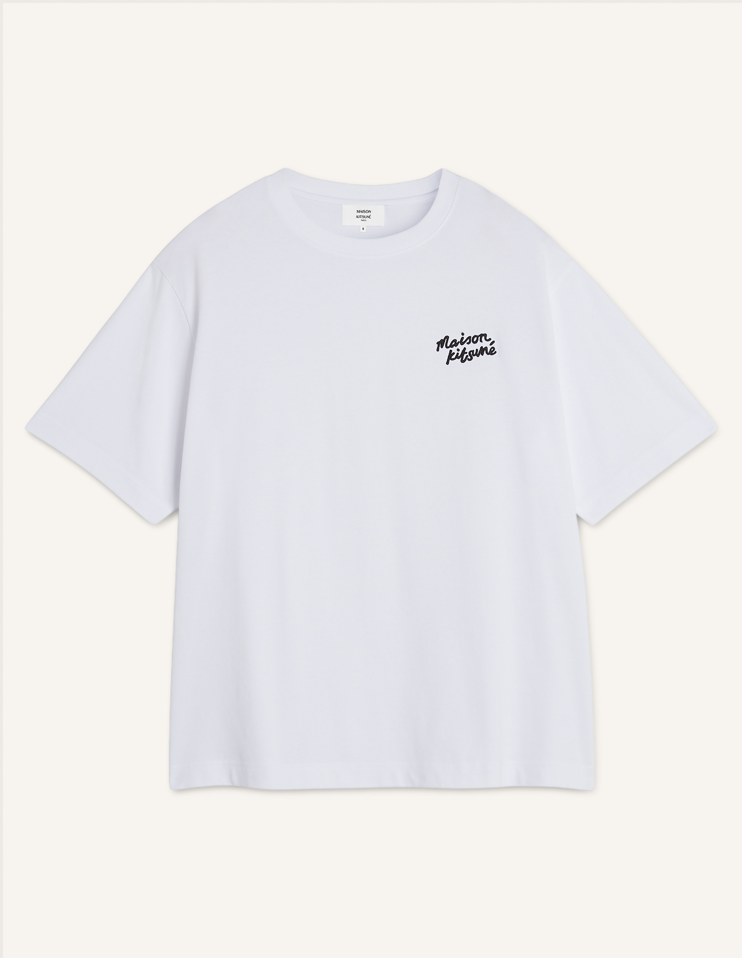 MAISON KITSUNE TシャツXXS 新品　綿100% Maison Kitsune - FLOWERS COMFORT T-SHIRT WHITE – LE LABO STORE